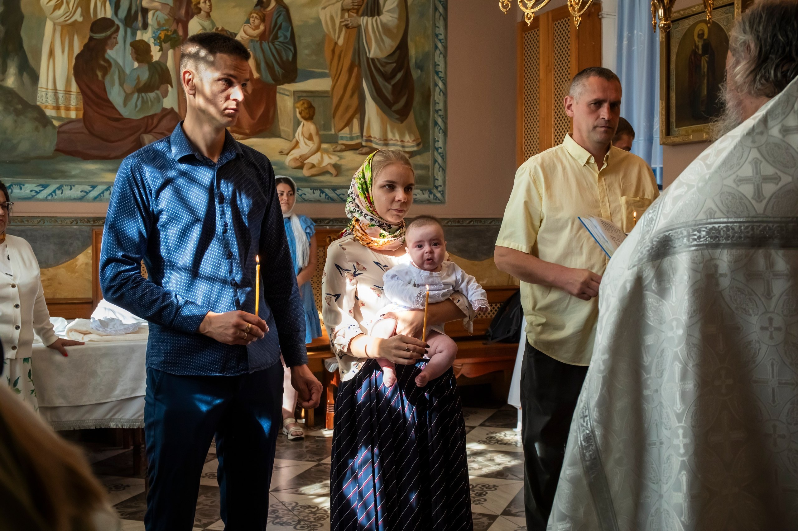 Крестины Апполинарии. Арт- фотограф Москва