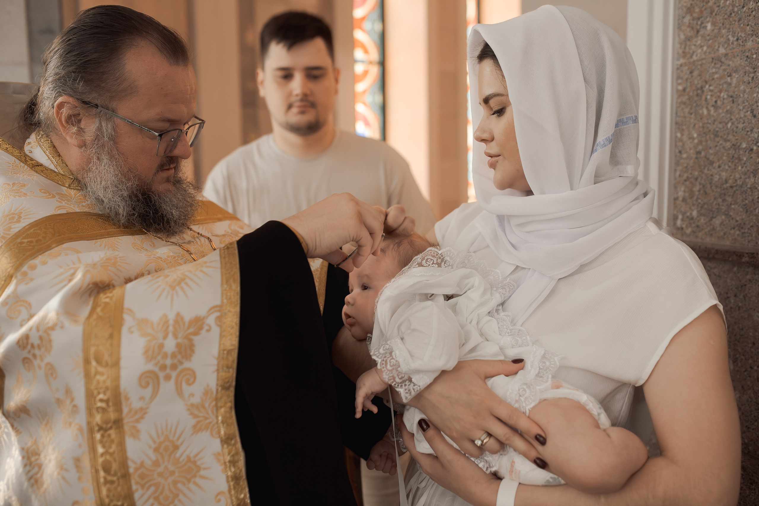 Крещение Дамиана. Фотограф на Крещение и Венчание в Ташкенте