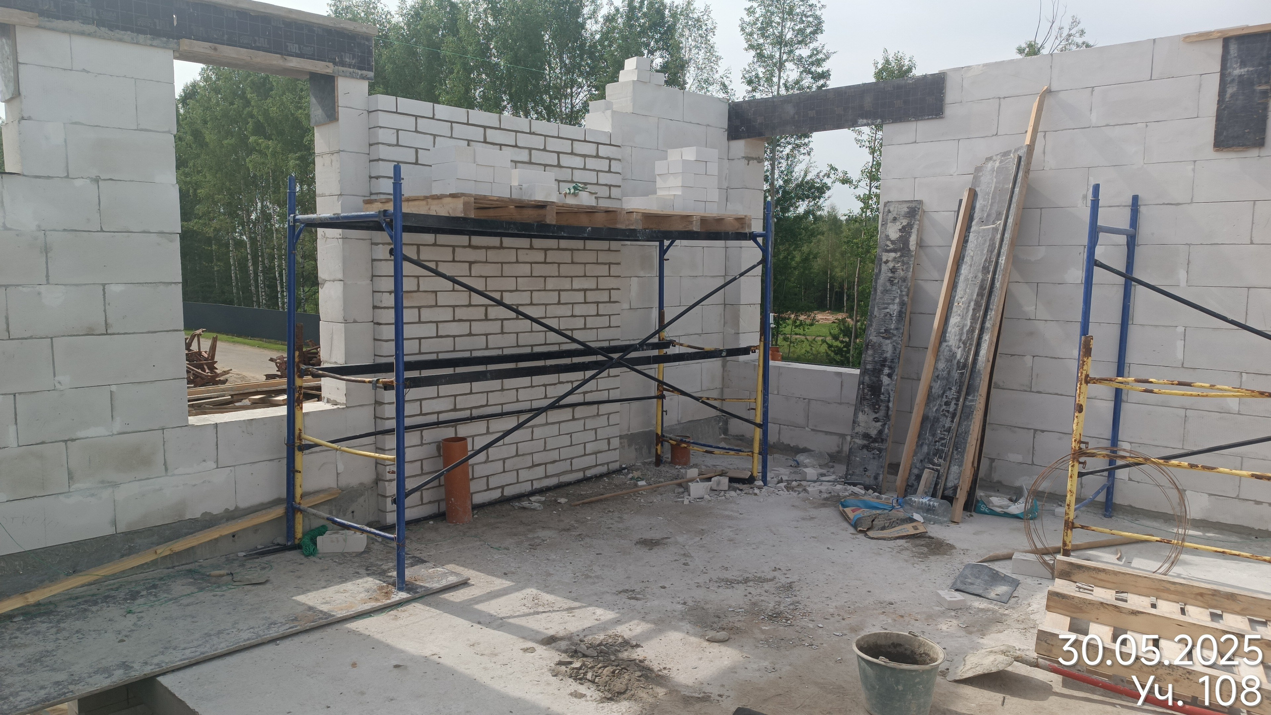 Кладка стен из газоблока — операционный и приемочный контроль к. ООО «Истейт Подряд». Строительный контроль и комплексное сопровождение строительства в Твери и Тверской области