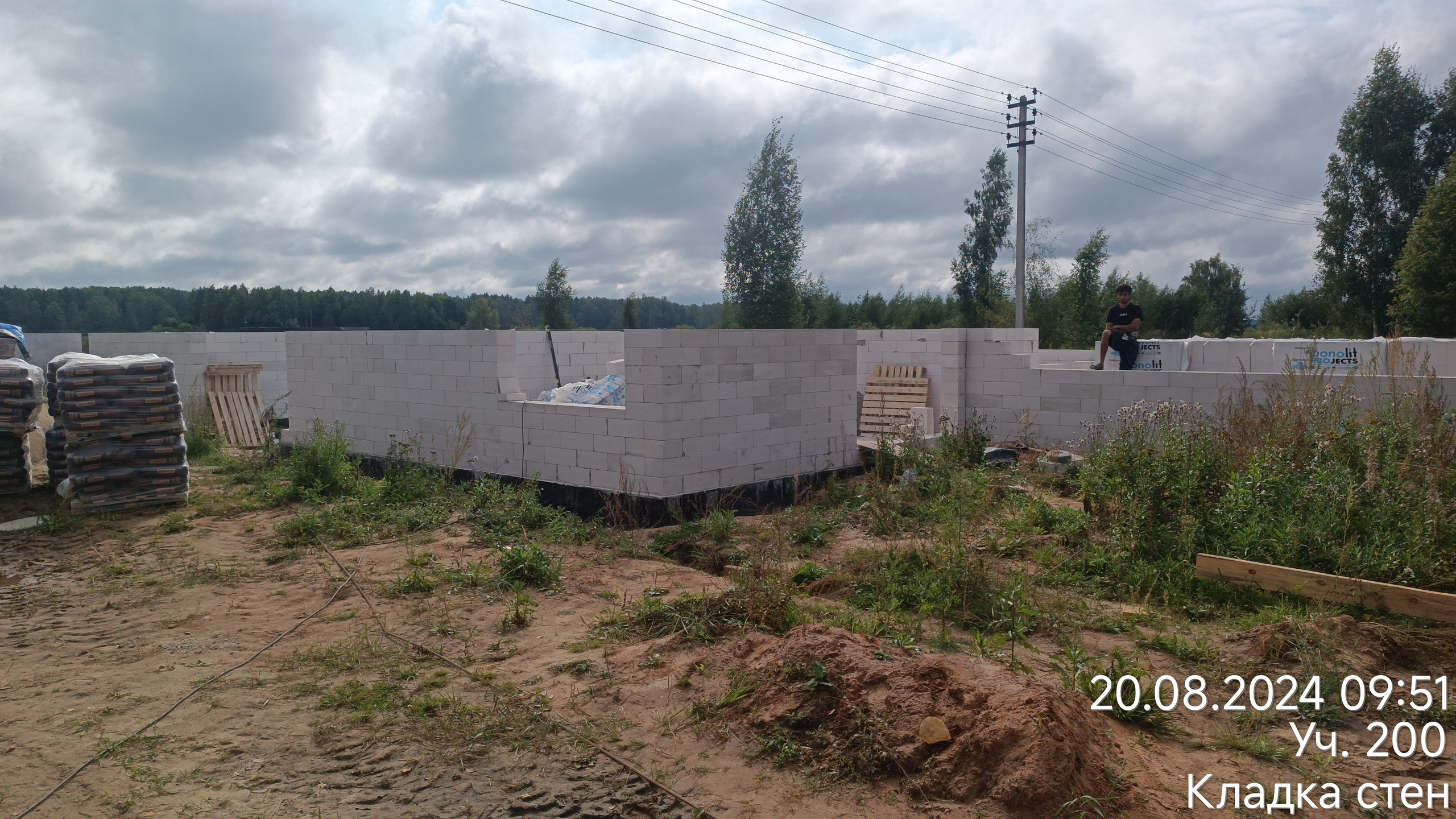 Кладка стен из газоблока — операционный и приемочный контроль к. ООО «Истейт Подряд». Строительный контроль и комплексное сопровождение строительства в Твери и Тверской области