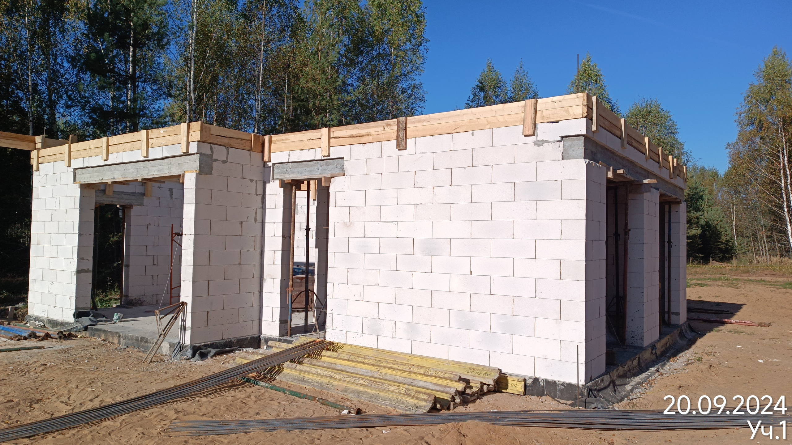 Кладка стен из газоблока — операционный и приемочный контроль к. ООО «Истейт Подряд». Строительный контроль и комплексное сопровождение строительства в Твери и Тверской области