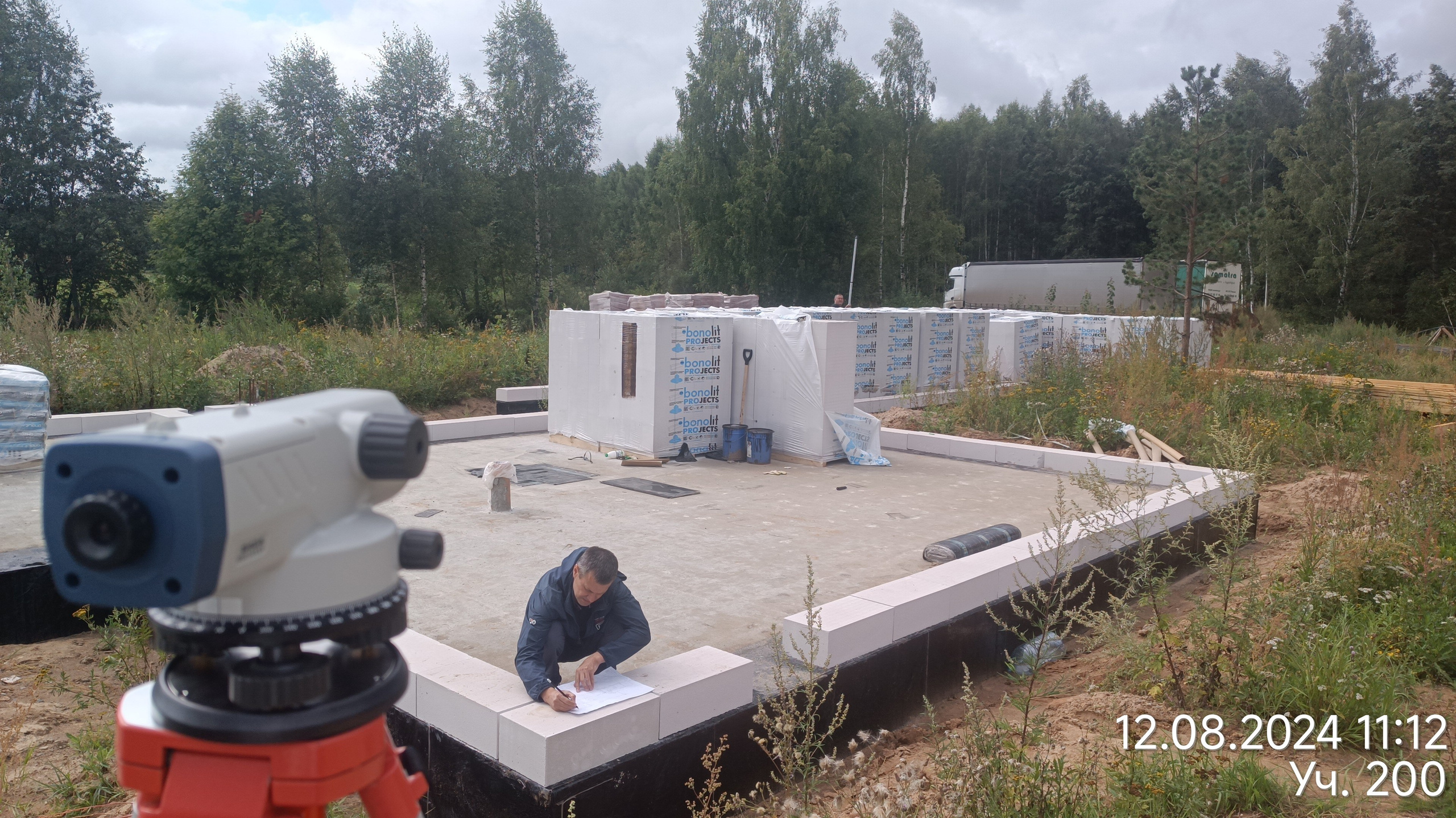 Кладка стен из газоблока — операционный и приемочный контроль к. ООО «Истейт Подряд». Строительный контроль и комплексное сопровождение строительства в Твери и Тверской области