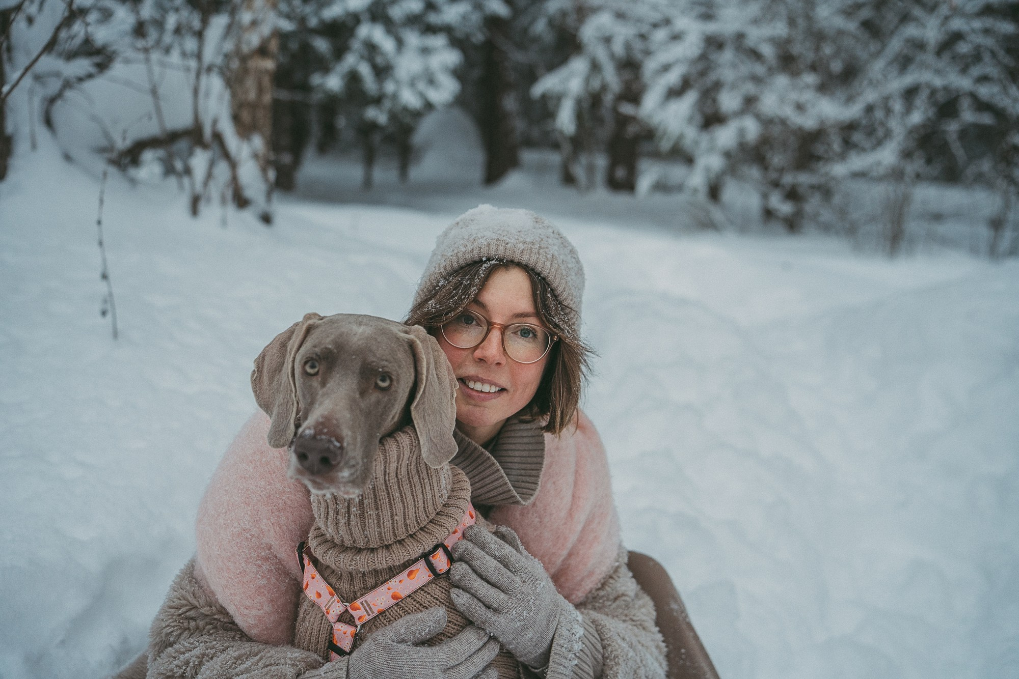 Лена и Фанни. Фотограф анималист в Москве и Санкт-Петербурге Свиридова Анна