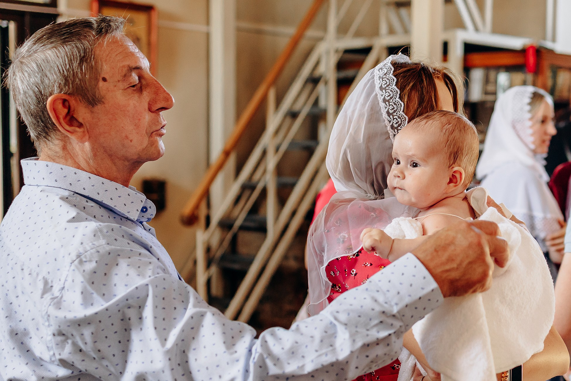 Крещение Вероники и Марии в Соловцовке. Семейный фотограф в Пензе Мария Левина