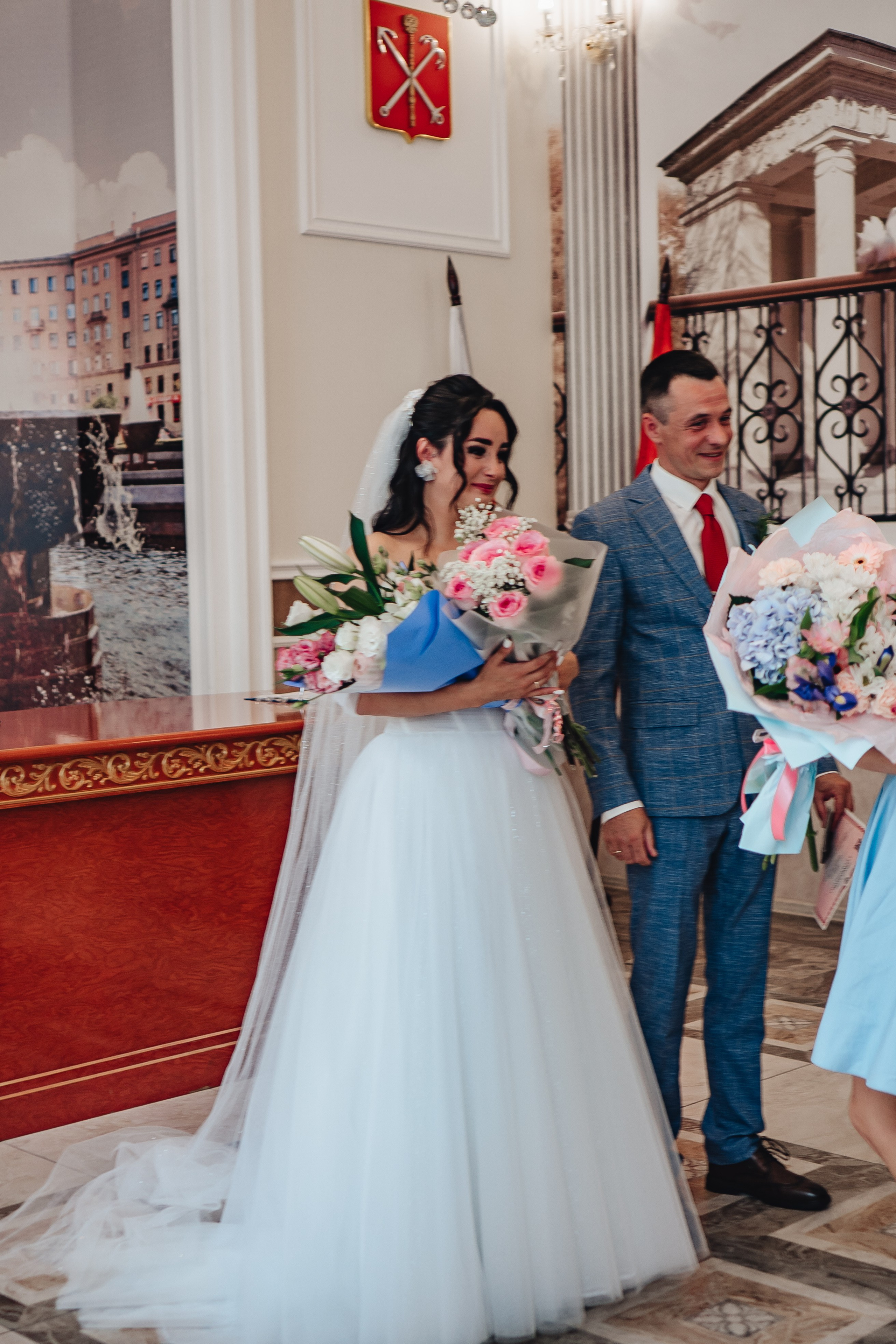 СВАДЕБНАЯ СЬЕМКА В ЗАГСЕ НА МОСКОВСКОМ ПРОСПЕКТЕ. Профессиональный фотограф, Санкт-Петербург — Виктория Богомолова