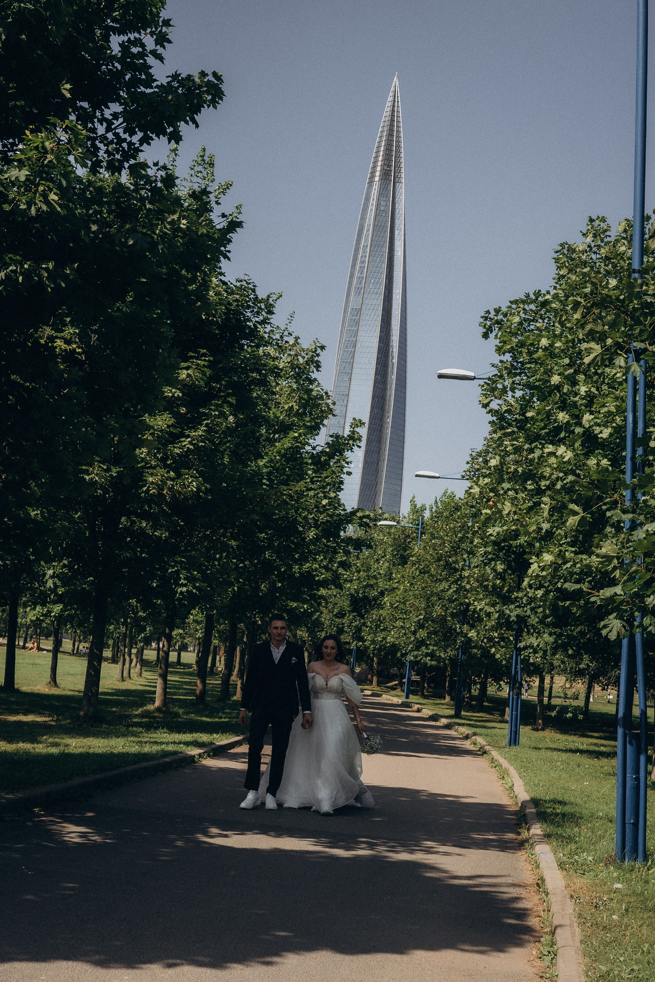 СВАДЕБНАЯ СЬЕМК В ПАРКЕ 300-ЛЕТИЯ. Профессиональный фотограф, Санкт-Петербург — Виктория Богомолова