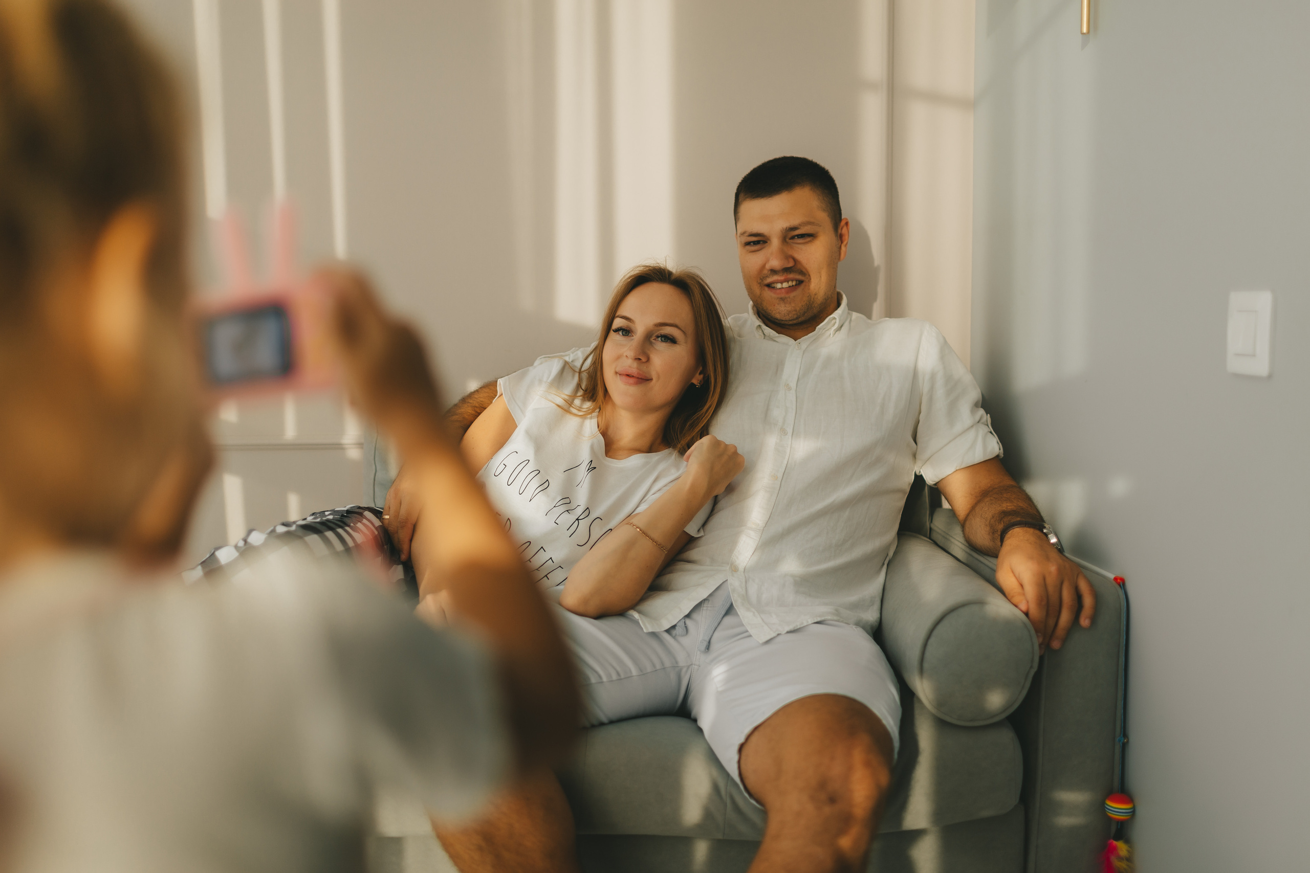 Семейная фотосессия с котиком. Семейный и детский фотограф и видеограф в Москве, Дрокина Наталья