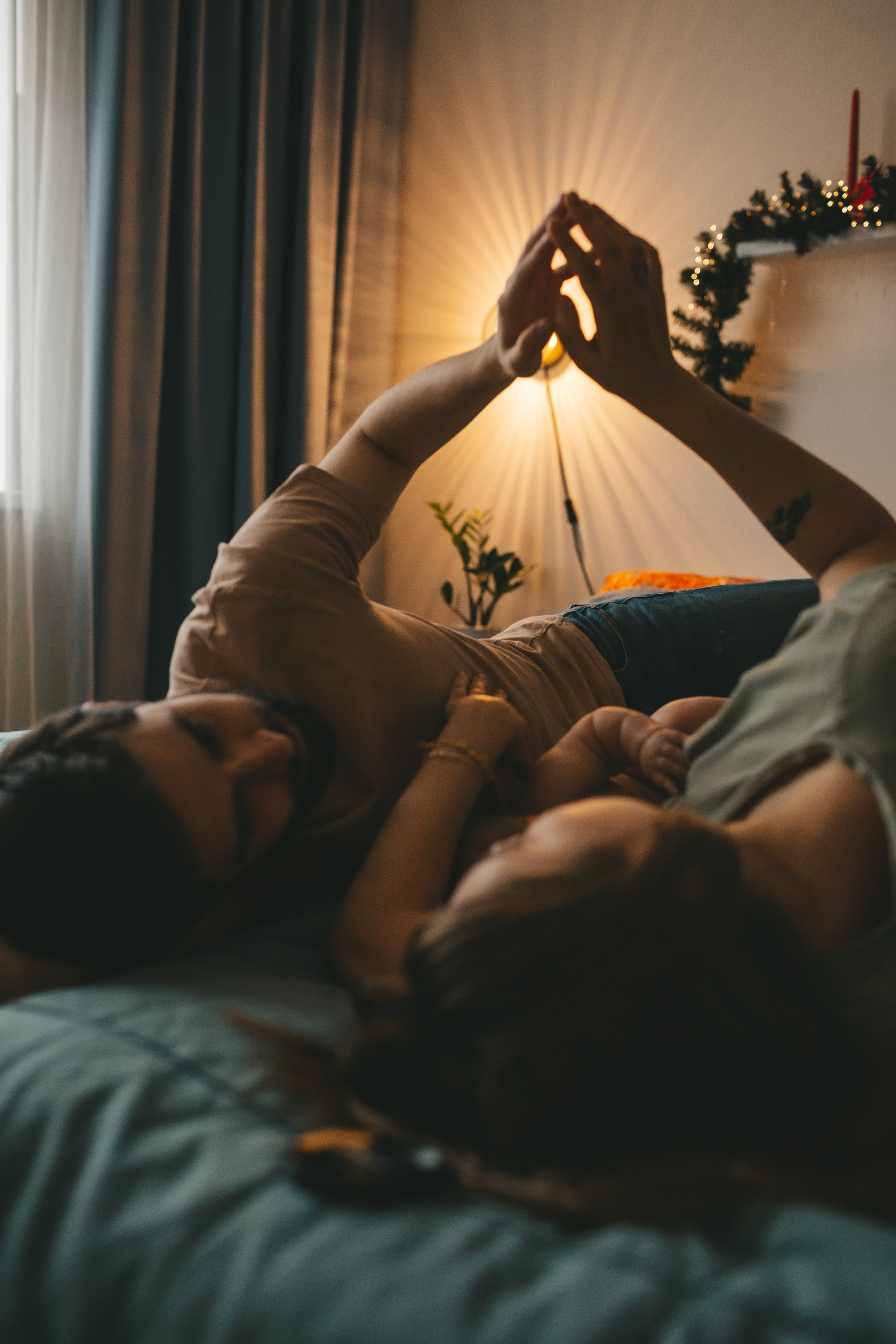 Новогодняя фотосессия дома у семьи Ермолкиных. Семейный и детский фотограф и видеограф в Москве, Дрокина Наталья