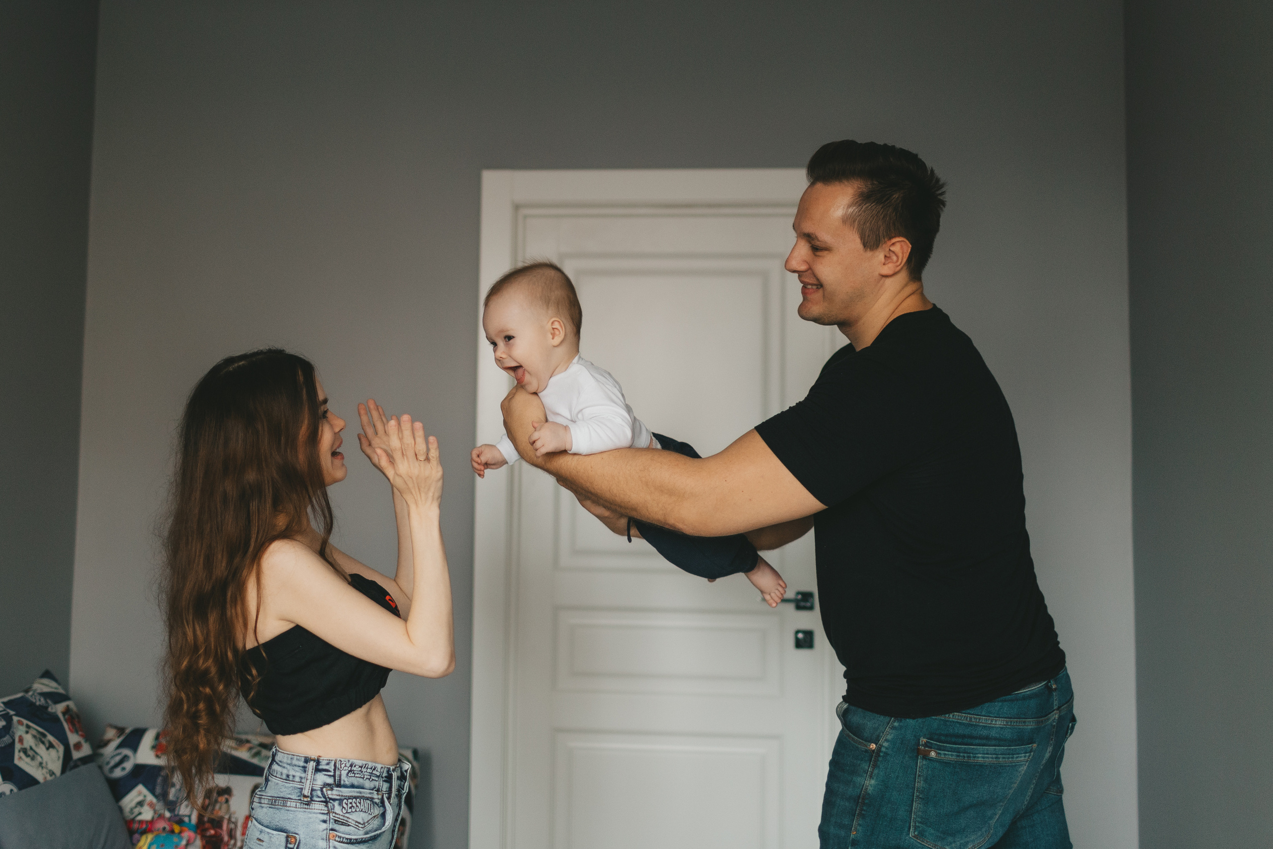 Фотосессия дома у Виталия и Оксаны. Семейный и детский фотограф и видеограф в Москве, Дрокина Наталья