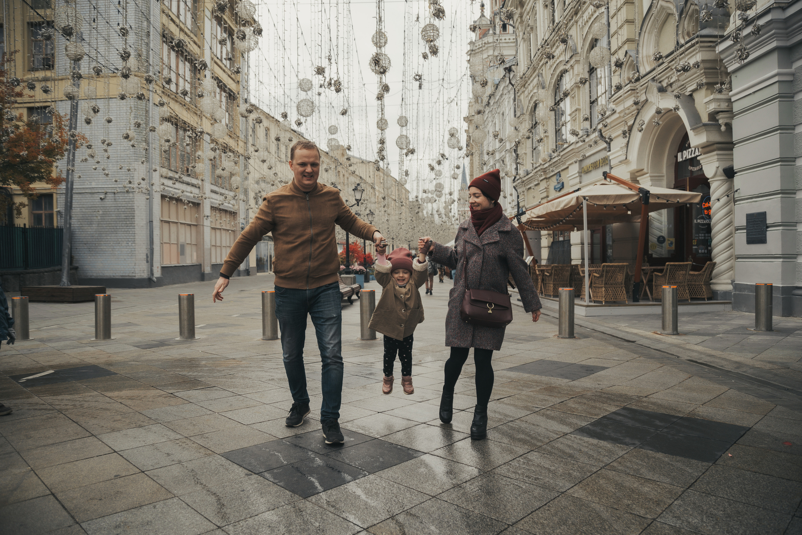 Семейная фотосессия на улице. Семейный и детский фотограф и видеограф в Москве, Дрокина Наталья