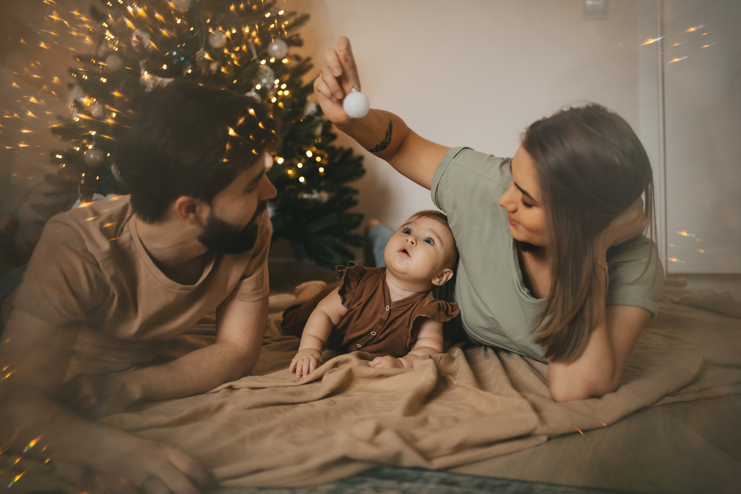 Новогодняя фотосессия дома у семьи Ермолкиных. Семейный и детский фотограф и видеограф в Москве, Дрокина Наталья