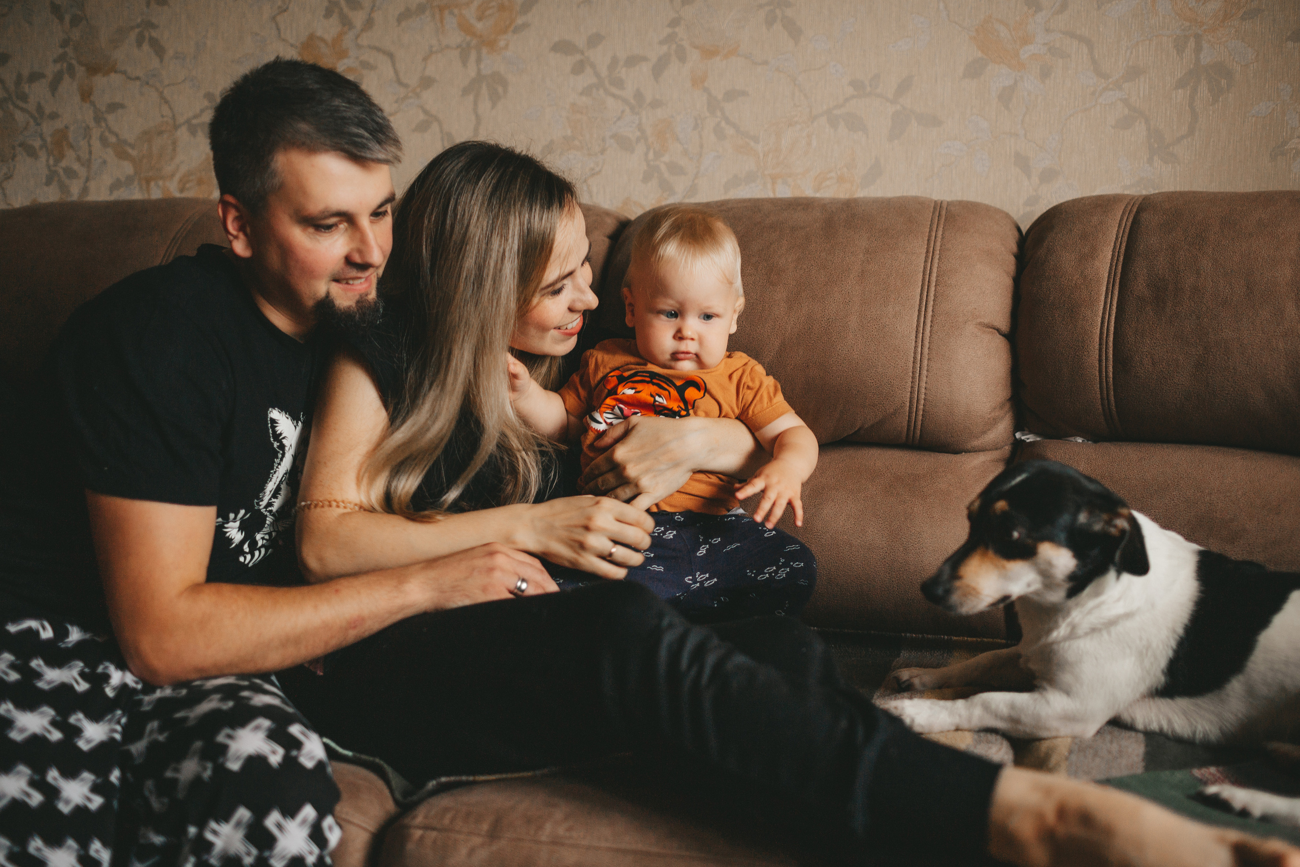 Фотосессия дома. Нина и ее семья. Семейный и детский фотограф и видеограф в Москве, Дрокина Наталья