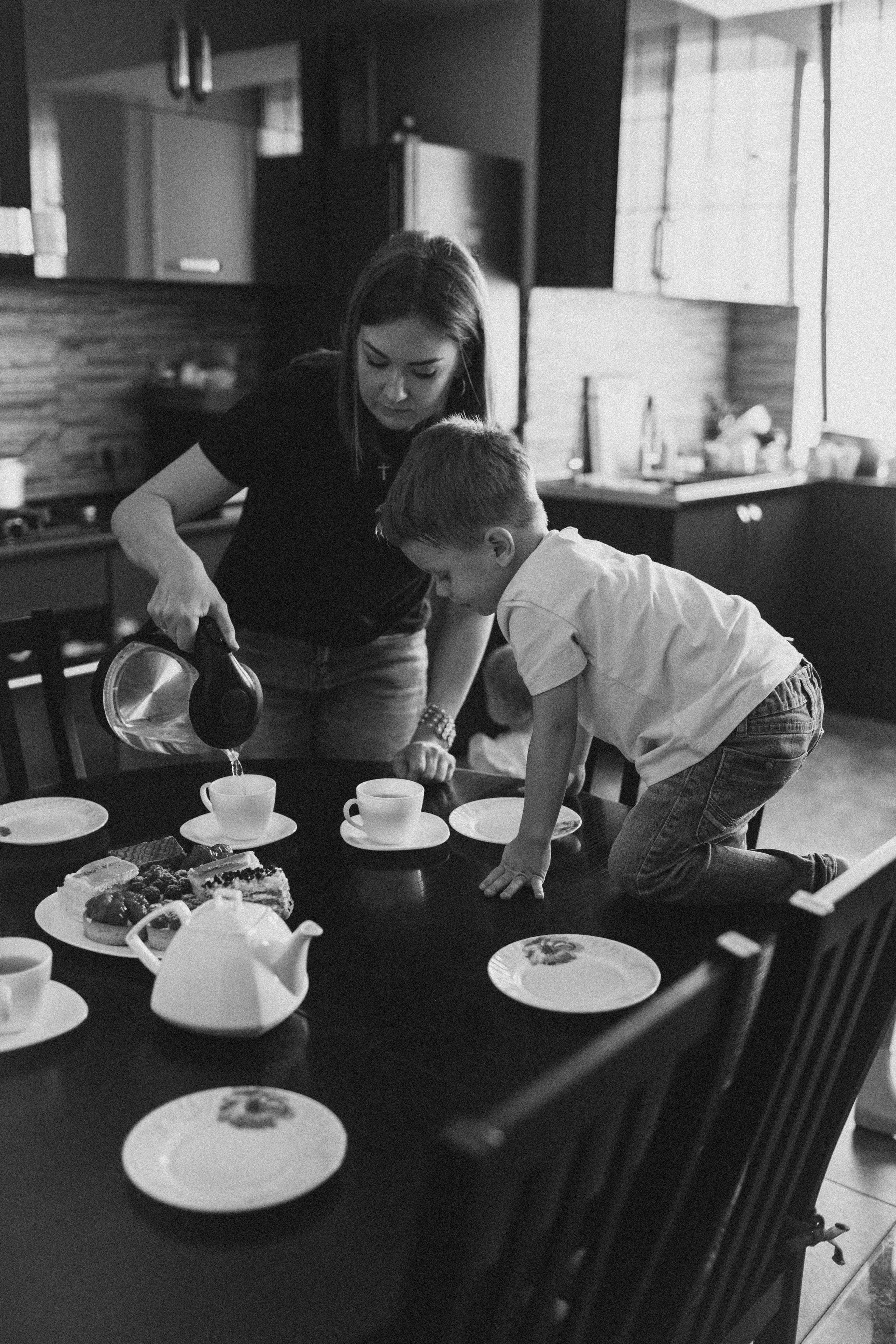 Фотосессия дома. Анна и ее семья. Семейный и детский фотограф и видеограф в Москве, Дрокина Наталья