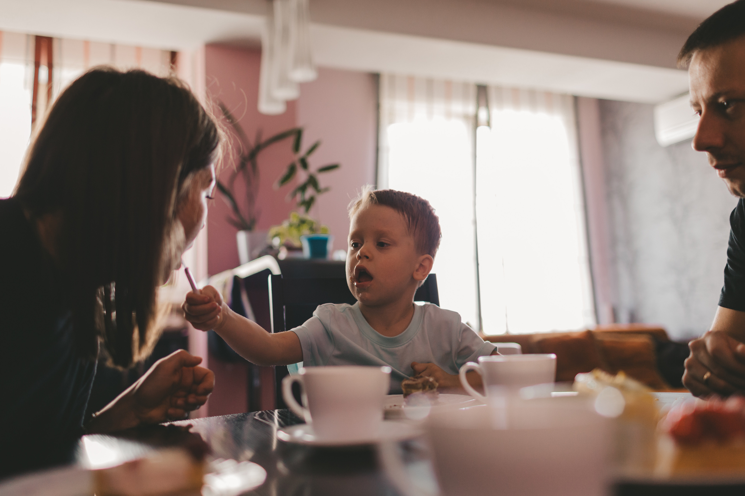 Фотосессия дома. Анна и ее семья. Семейный и детский фотограф и видеограф в Москве, Дрокина Наталья