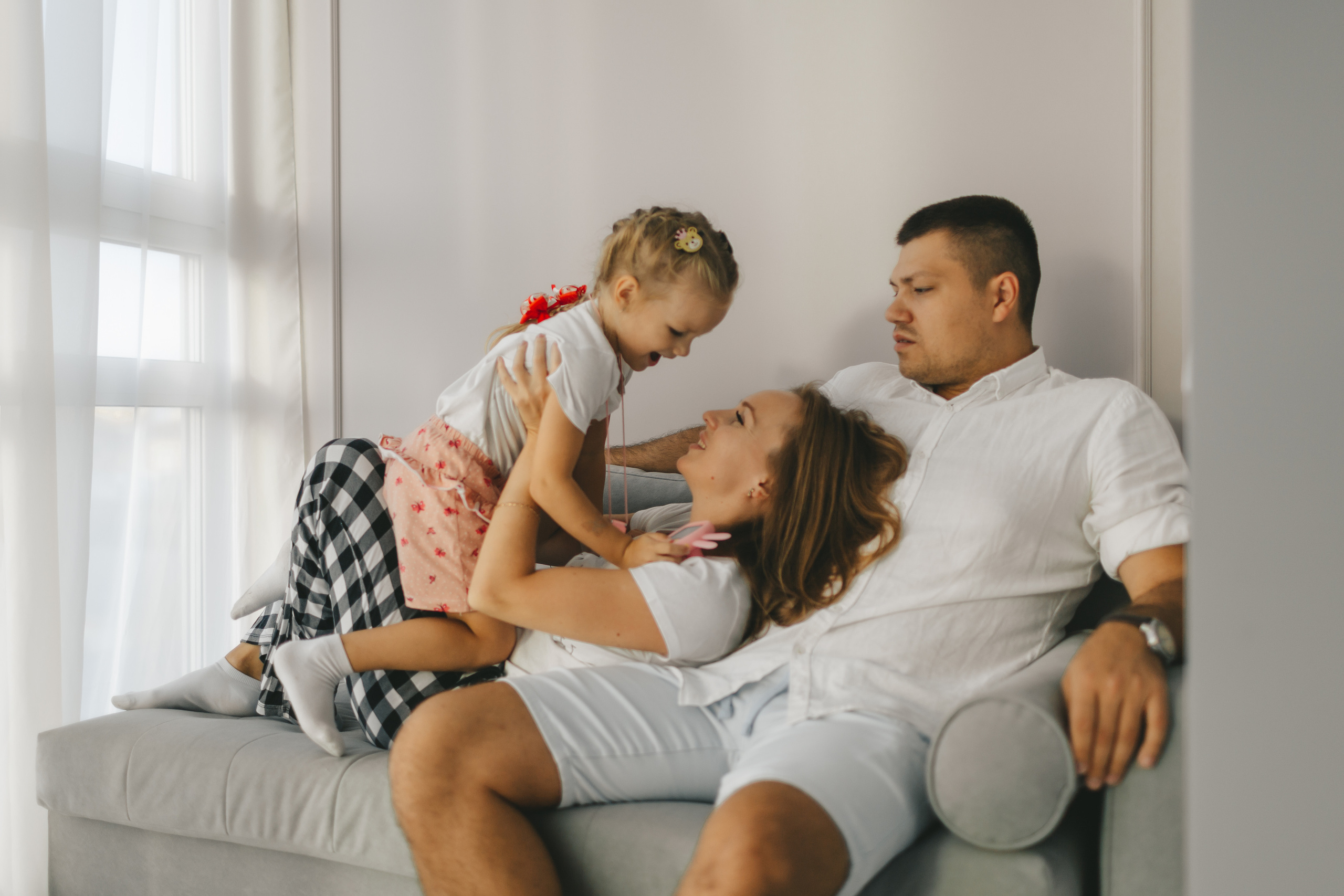 Семейная фотосессия с котиком. Семейный и детский фотограф и видеограф в Москве, Дрокина Наталья