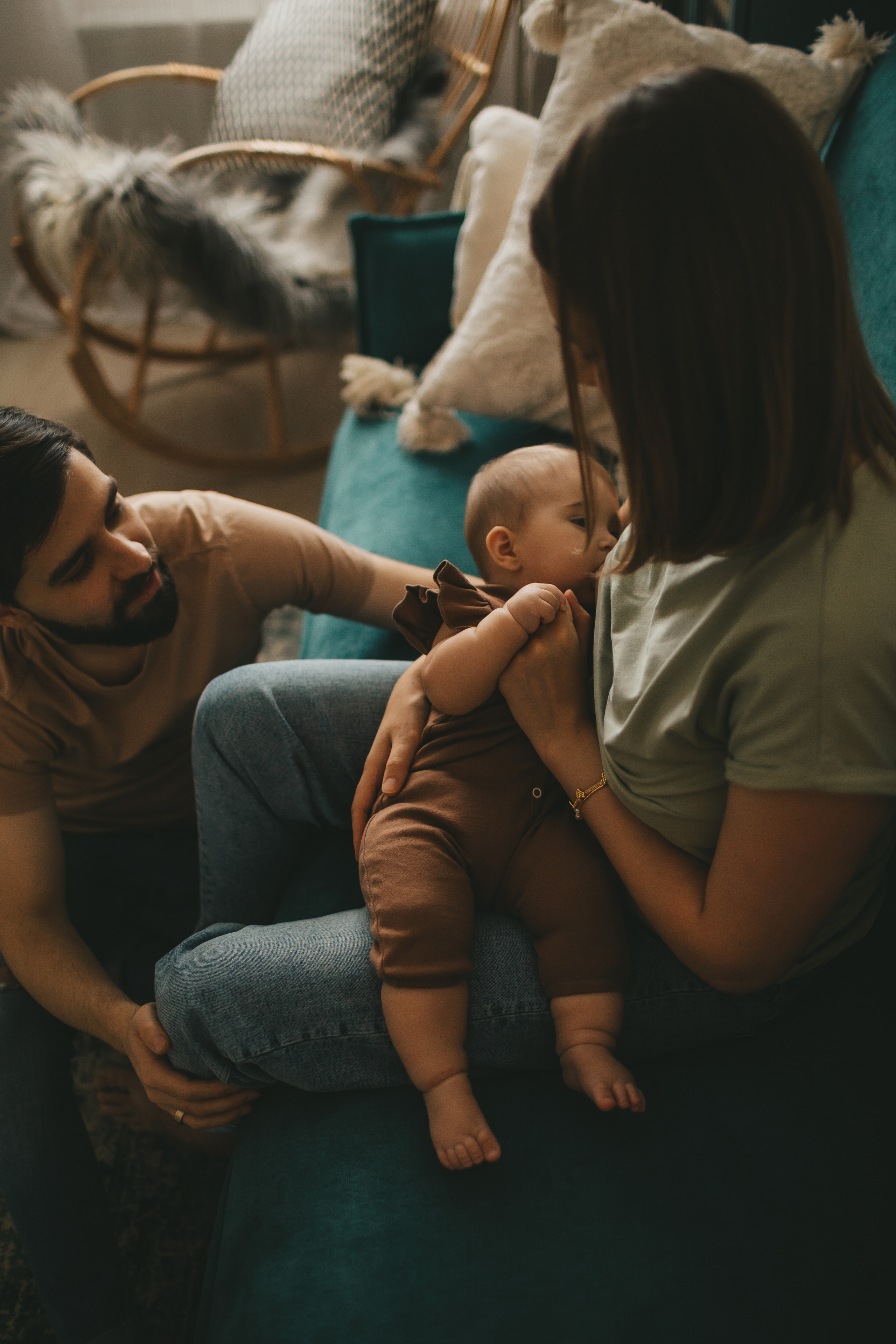 Новогодняя фотосессия дома у семьи Ермолкиных. Семейный и детский фотограф и видеограф в Москве, Дрокина Наталья