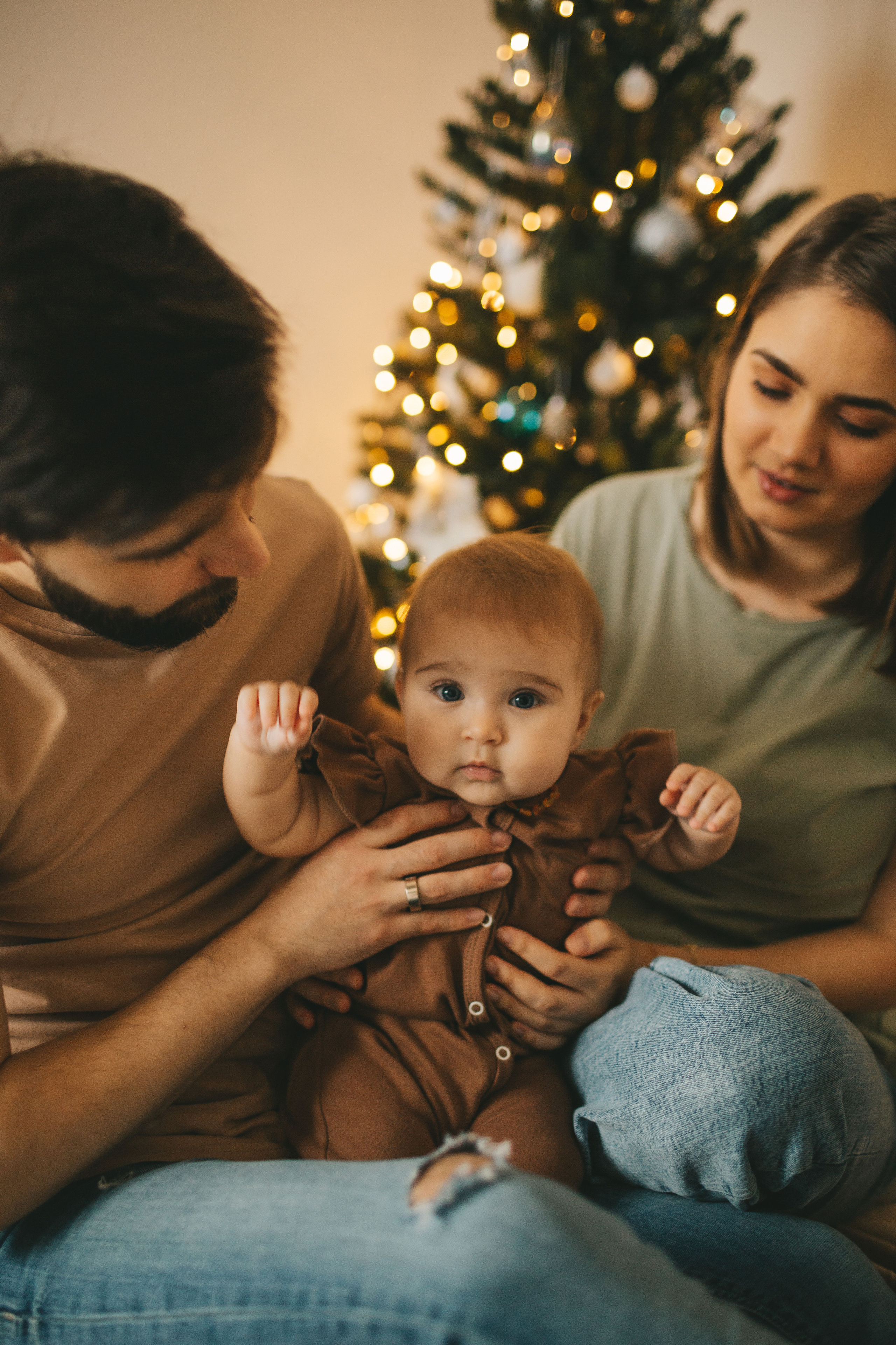 Новогодняя фотосессия дома у семьи Ермолкиных. Семейный и детский фотограф и видеограф в Москве, Дрокина Наталья