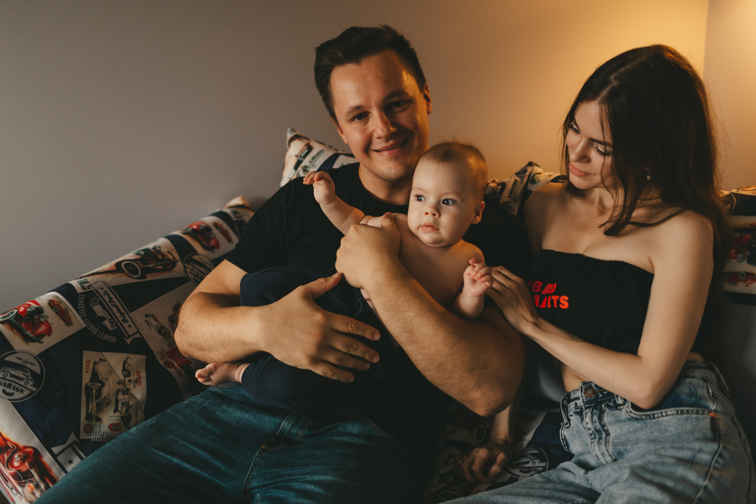 Фотосессия дома у Виталия и Оксаны. Семейный и детский фотограф и видеограф в Москве, Дрокина Наталья