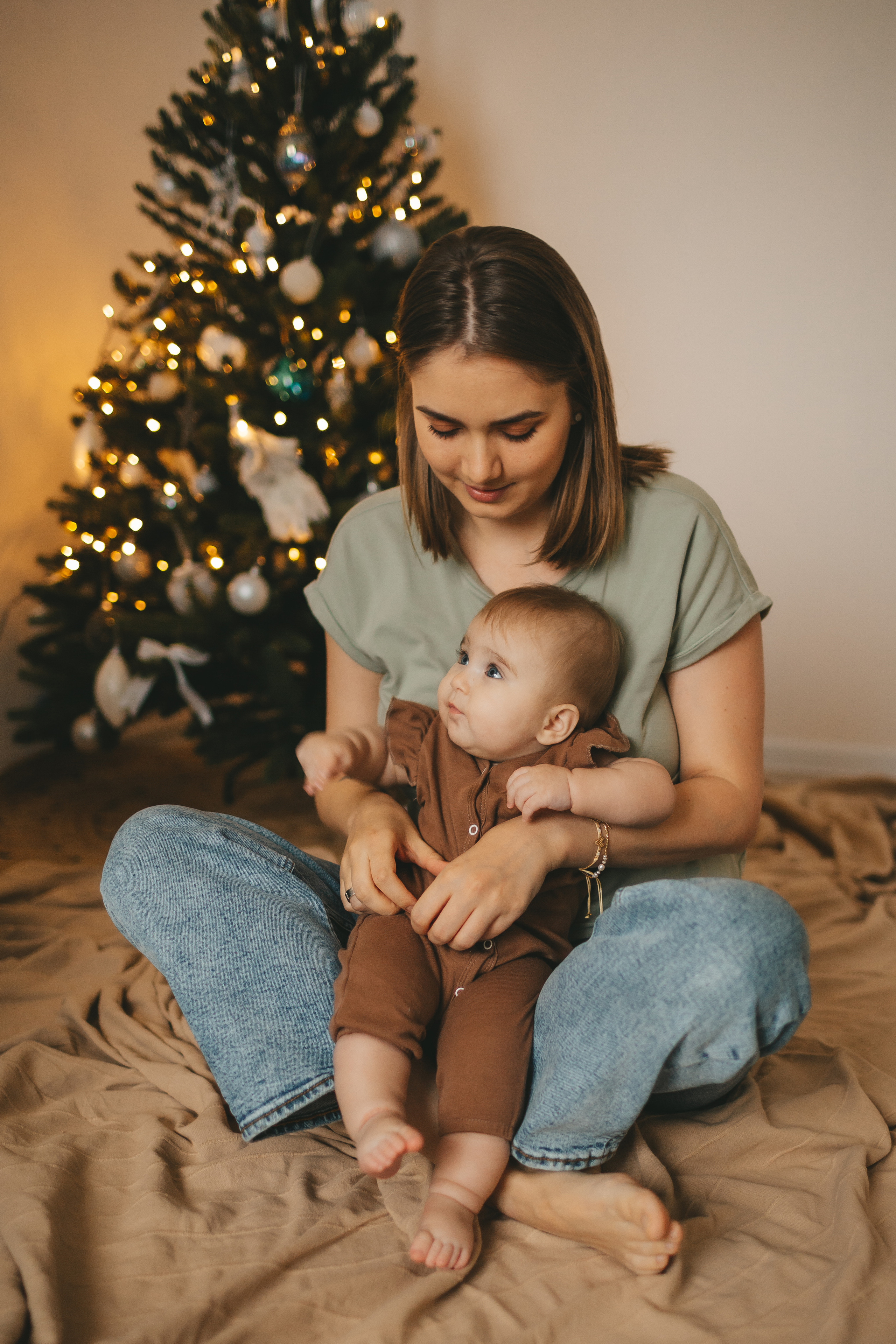 Новогодняя фотосессия дома у семьи Ермолкиных. Семейный и детский фотограф и видеограф в Москве, Дрокина Наталья