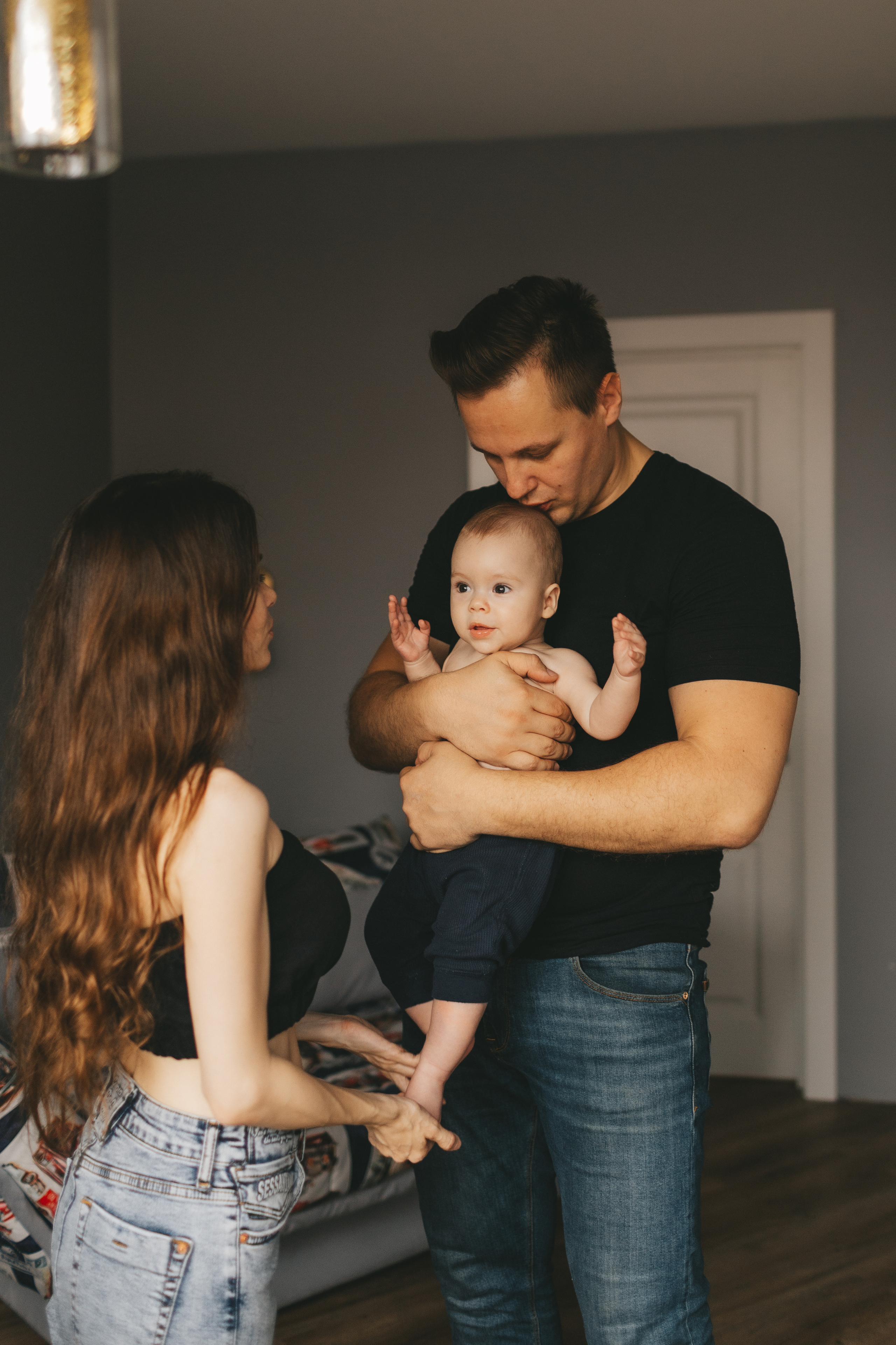 Фотосессия дома у Виталия и Оксаны. Семейный и детский фотограф и видеограф в Москве, Дрокина Наталья