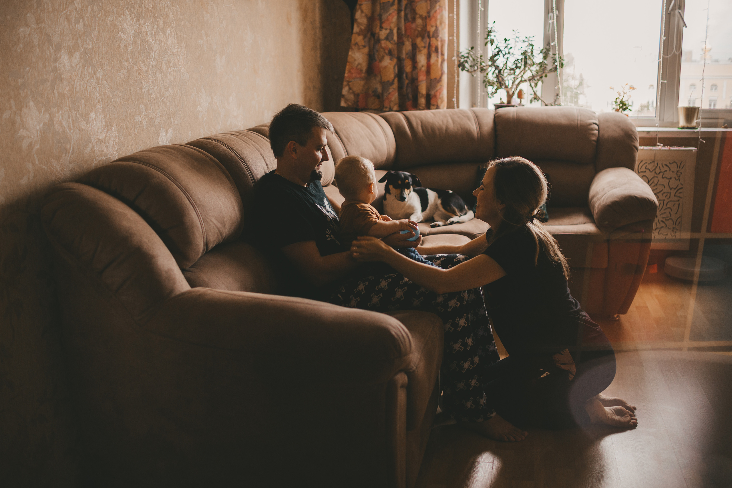 Фотосессия дома. Нина и ее семья. Семейный и детский фотограф и видеограф в Москве, Дрокина Наталья