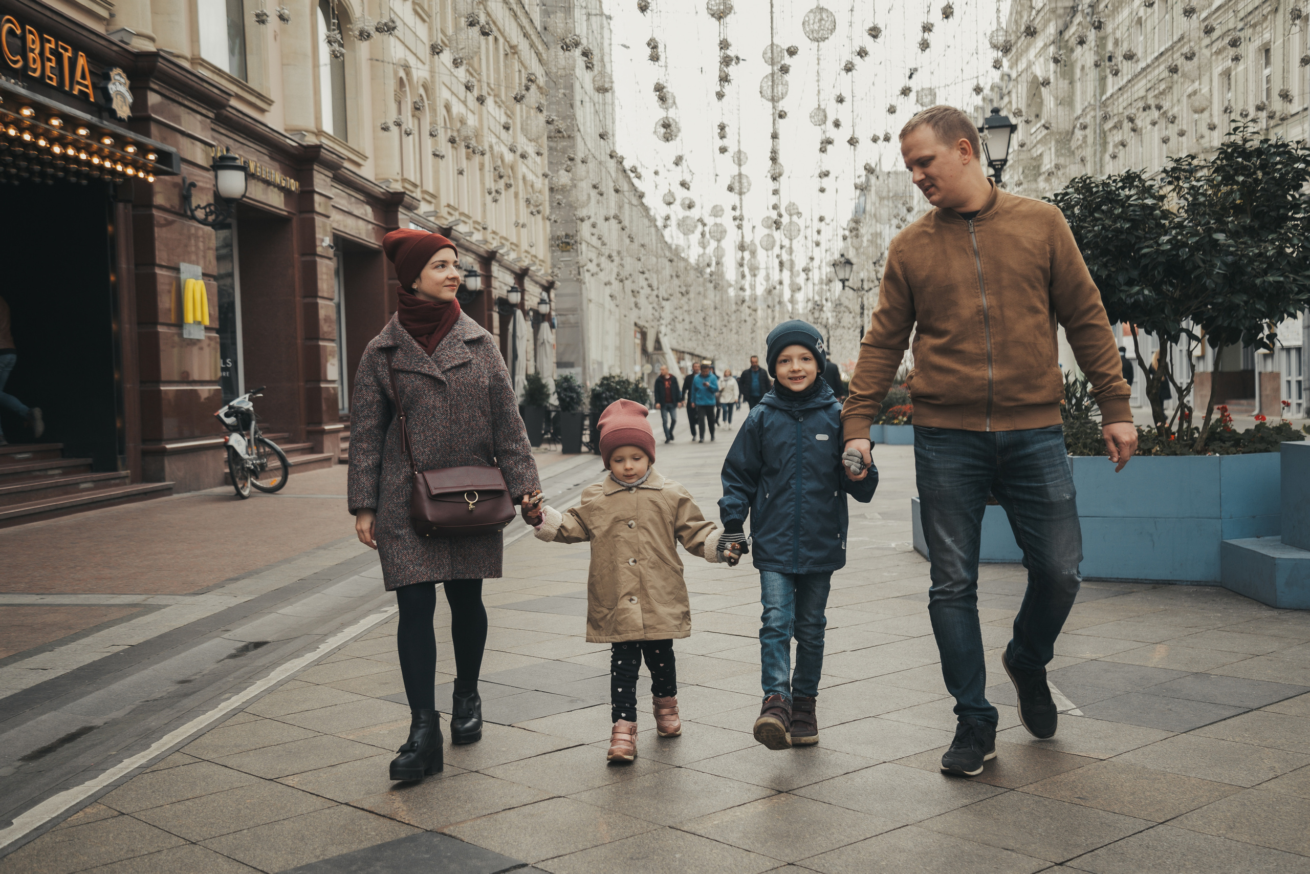 Прогулка по Никольской улице. Семейный и детский фотограф и видеограф в Москве, Дрокина Наталья