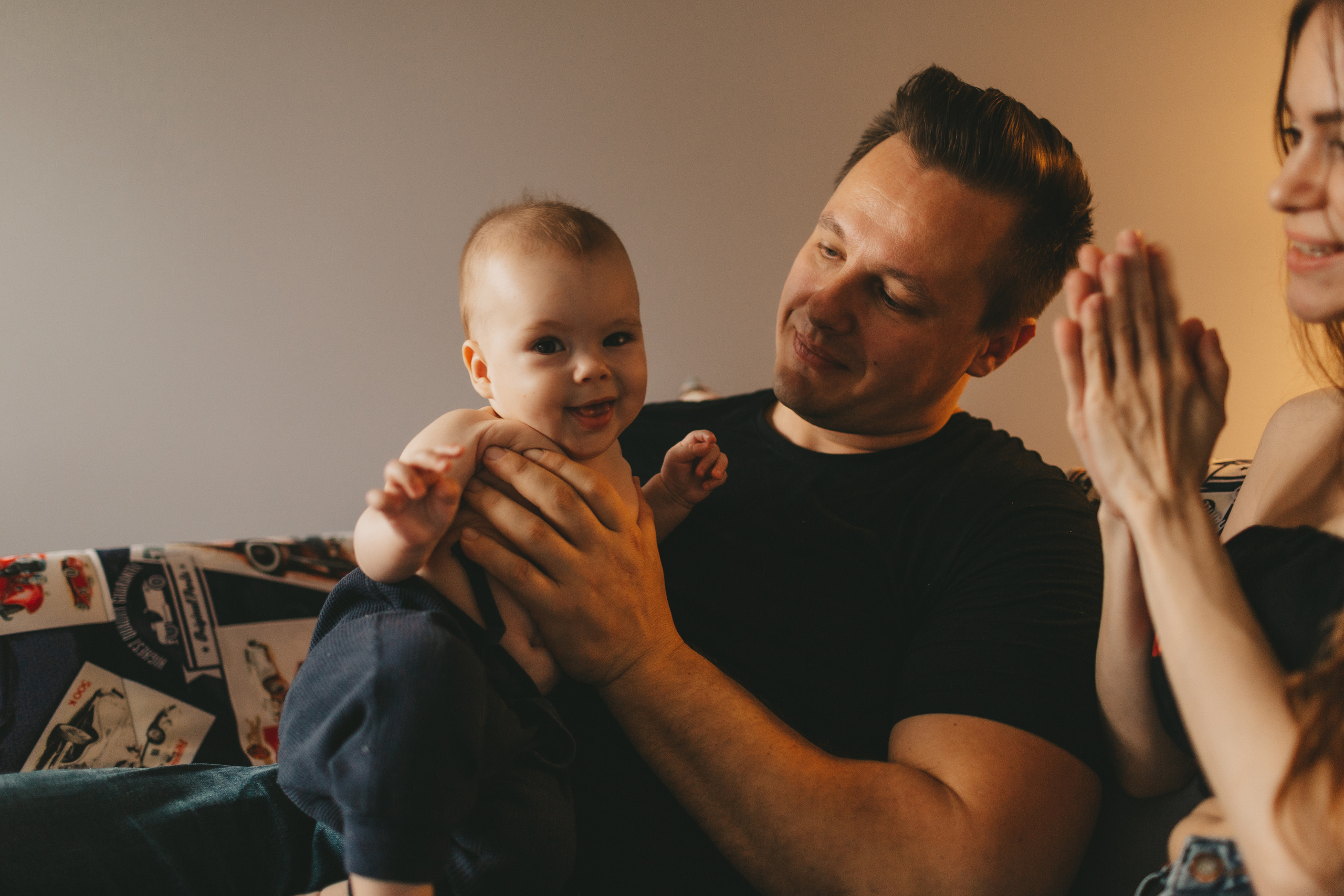 Фотосессия дома у Виталия и Оксаны. Семейный и детский фотограф и видеограф в Москве, Дрокина Наталья