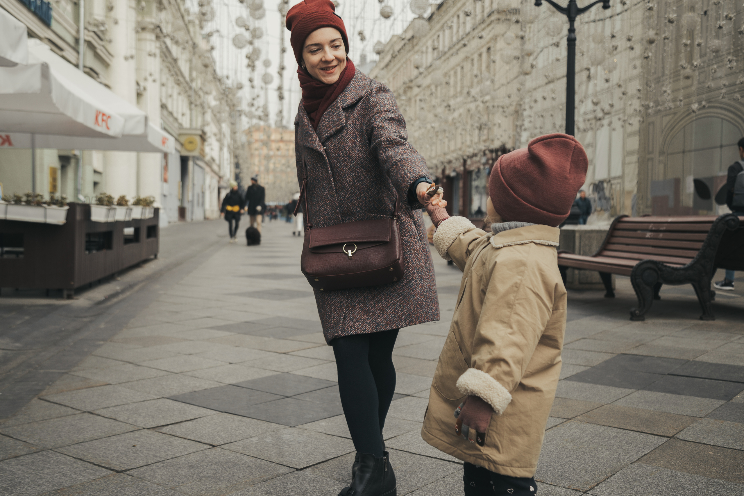 Прогулка по Никольской улице. Семейный и детский фотограф и видеограф в Москве, Дрокина Наталья