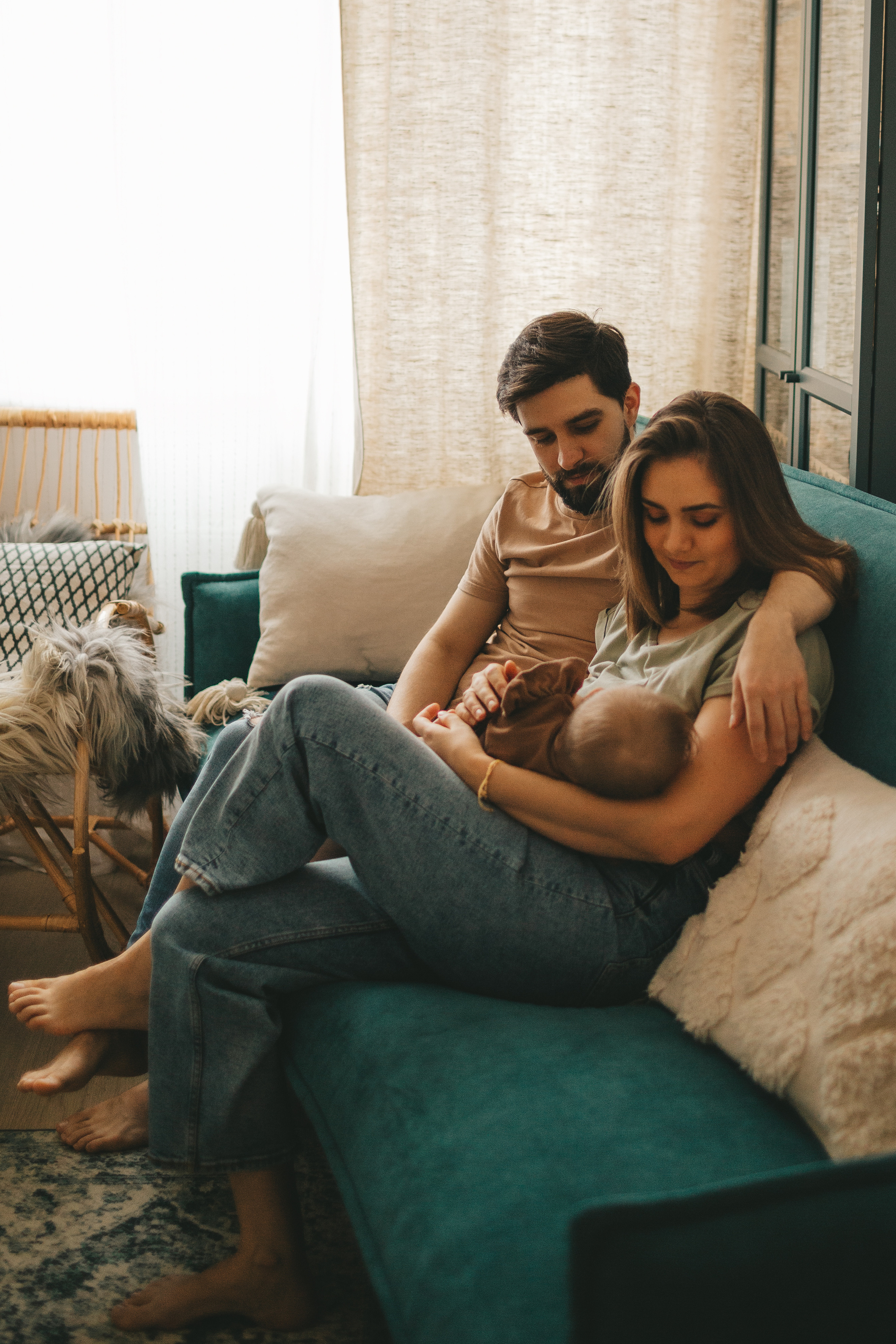 Новогодняя фотосессия дома у семьи Ермолкиных. Семейный и детский фотограф и видеограф в Москве, Дрокина Наталья