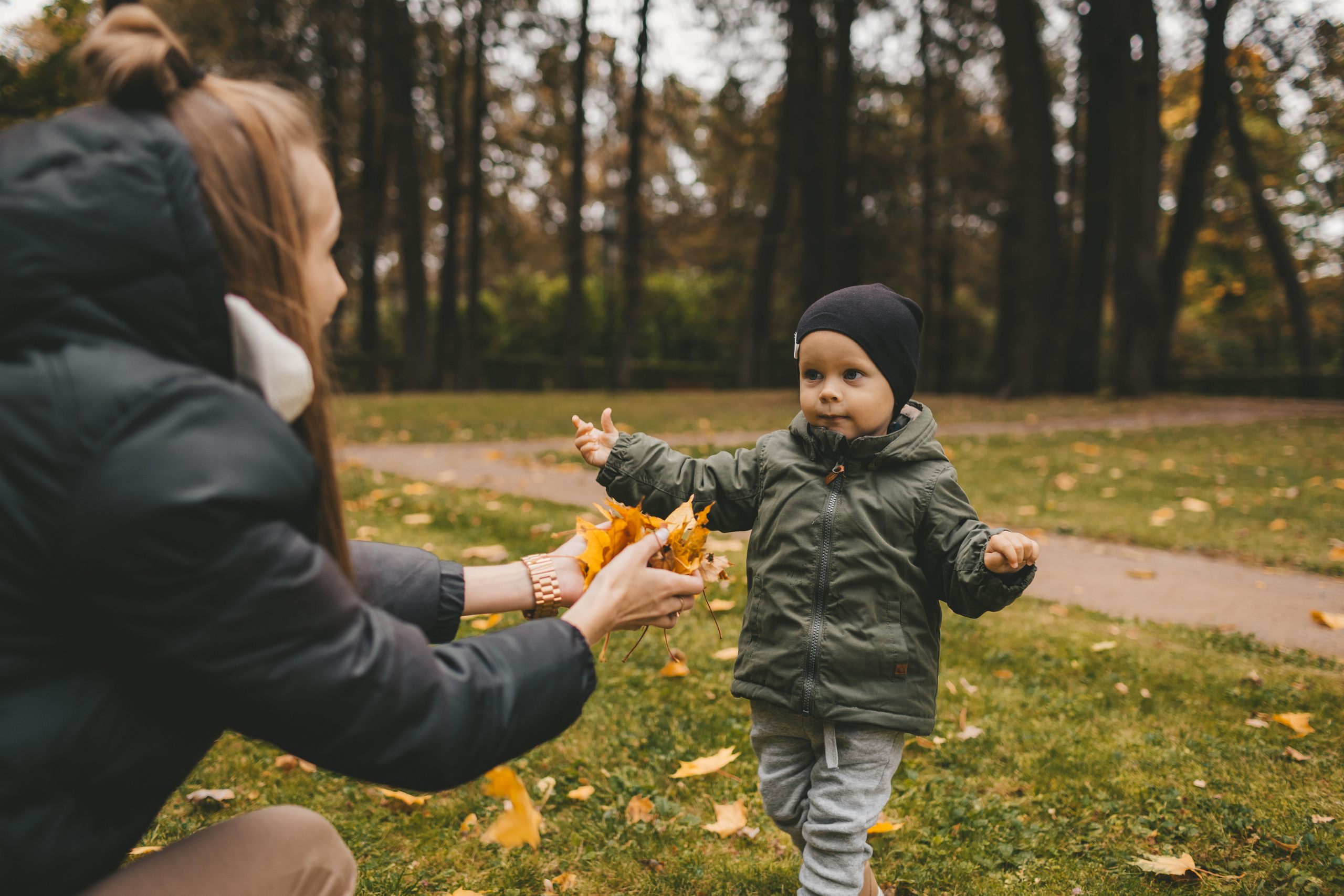 Алина и Тёма. Осенняя прогулка в Остафьево. Семейный и детский фотограф и видеограф в Москве, Дрокина Наталья