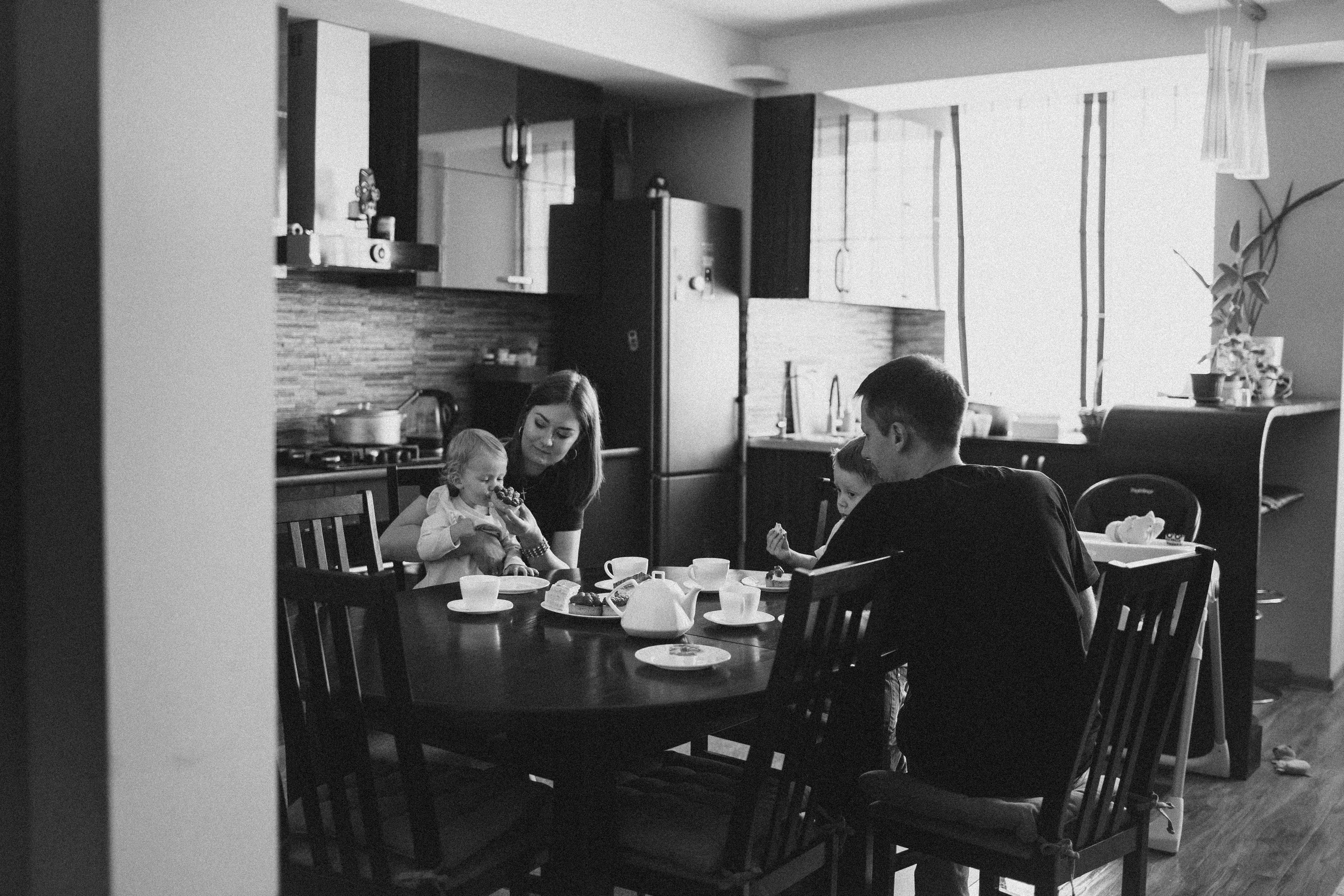 Фотосессия дома. Анна и ее семья. Семейный и детский фотограф и видеограф в Москве, Дрокина Наталья