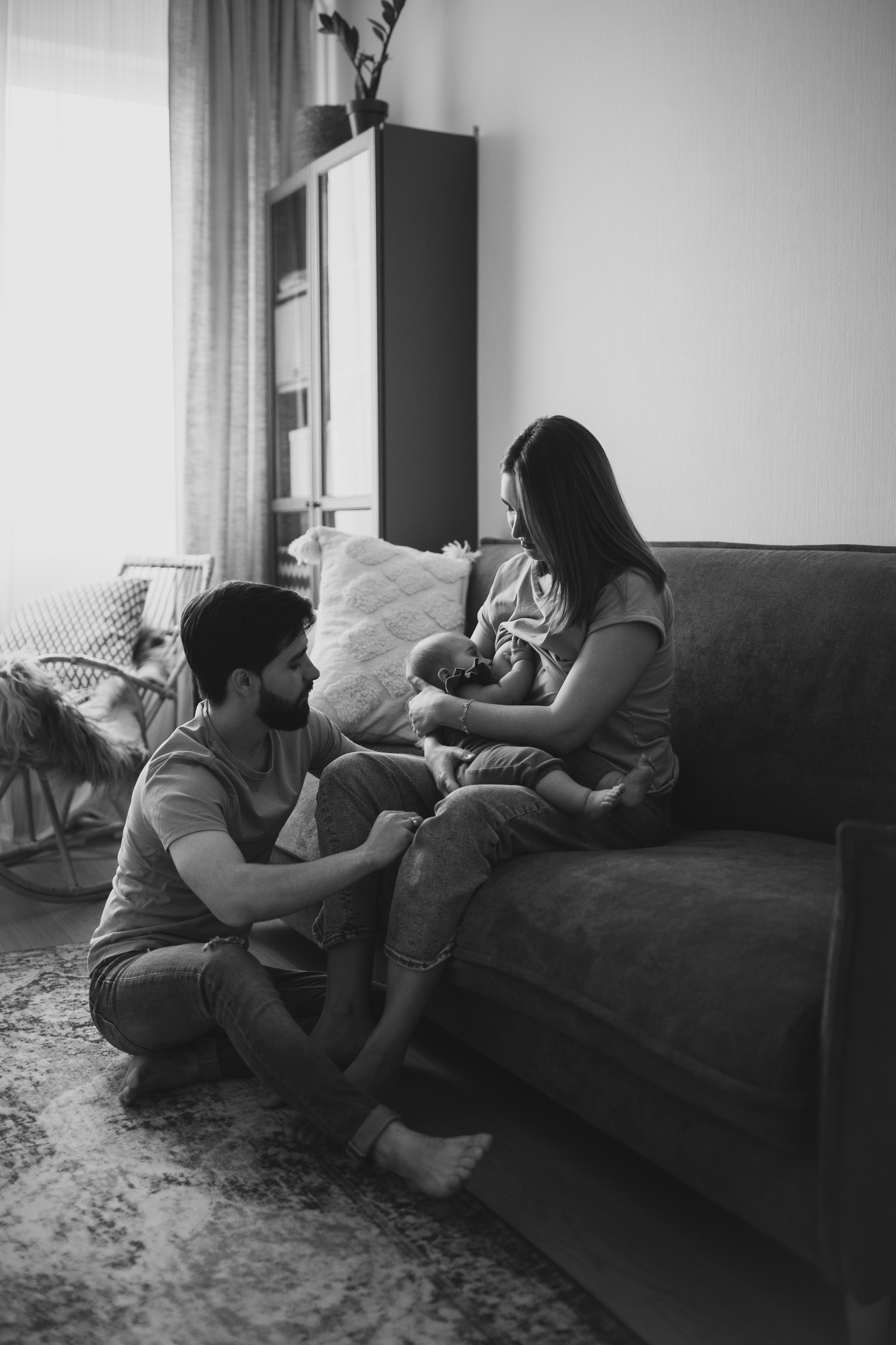 Новогодняя фотосессия дома у семьи Ермолкиных. Семейный и детский фотограф и видеограф в Москве, Дрокина Наталья