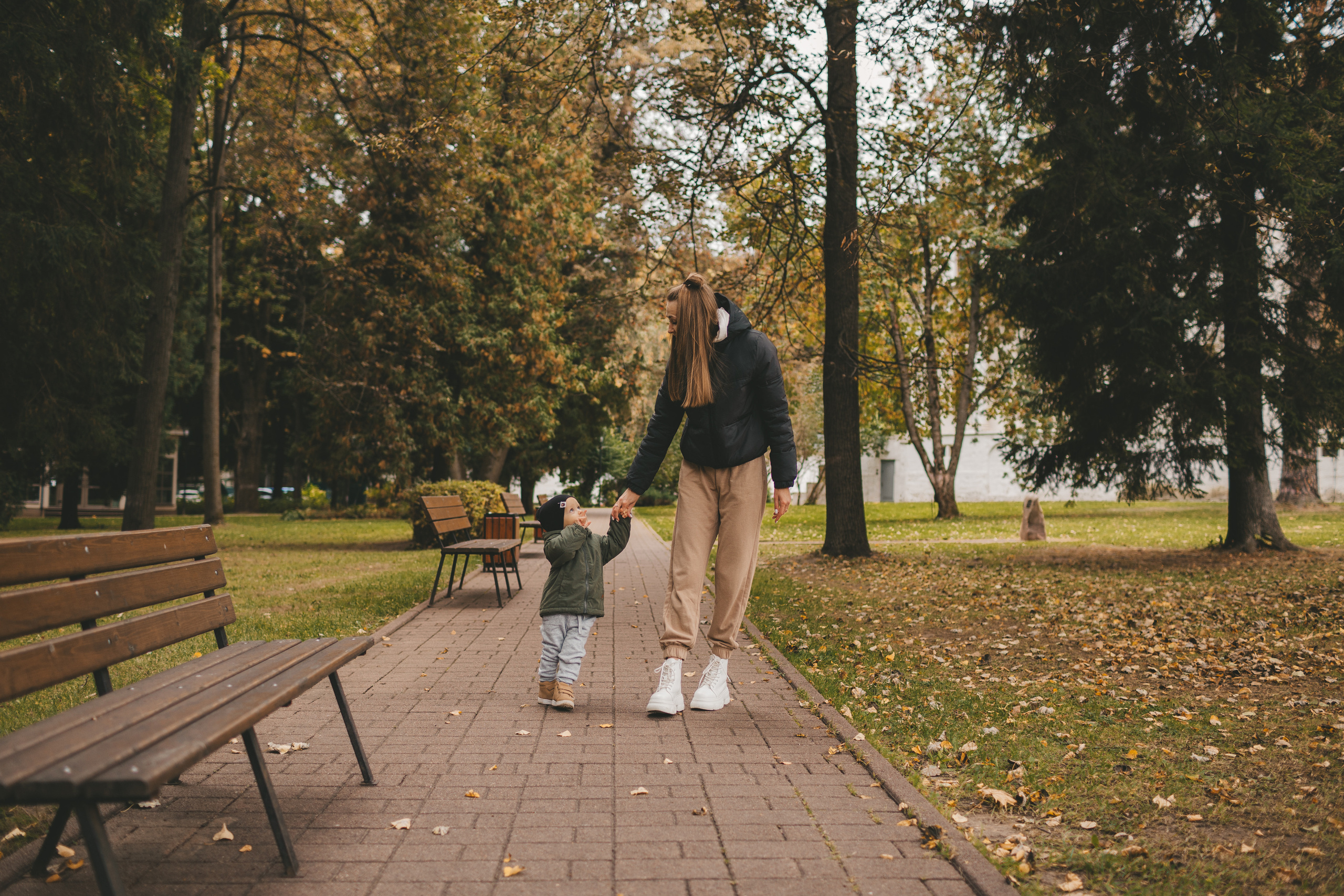 Алина и Тёма. Осенняя прогулка в Остафьево. Семейный и детский фотограф и видеограф в Москве, Дрокина Наталья