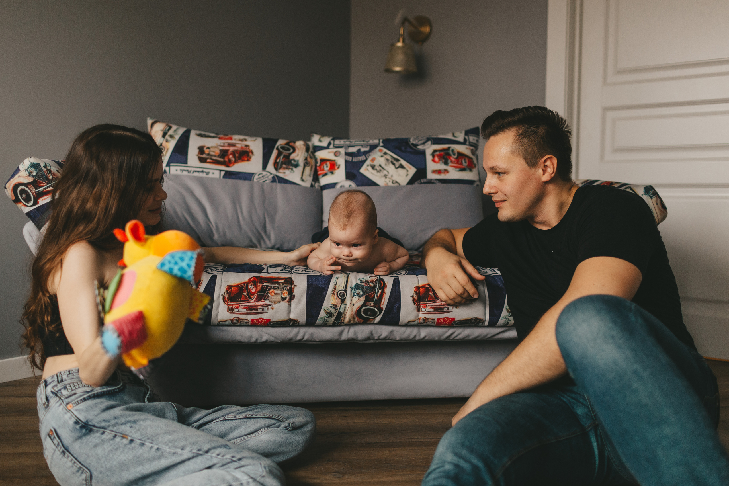 Фотосессия дома у Виталия и Оксаны. Семейный и детский фотограф и видеограф в Москве, Дрокина Наталья