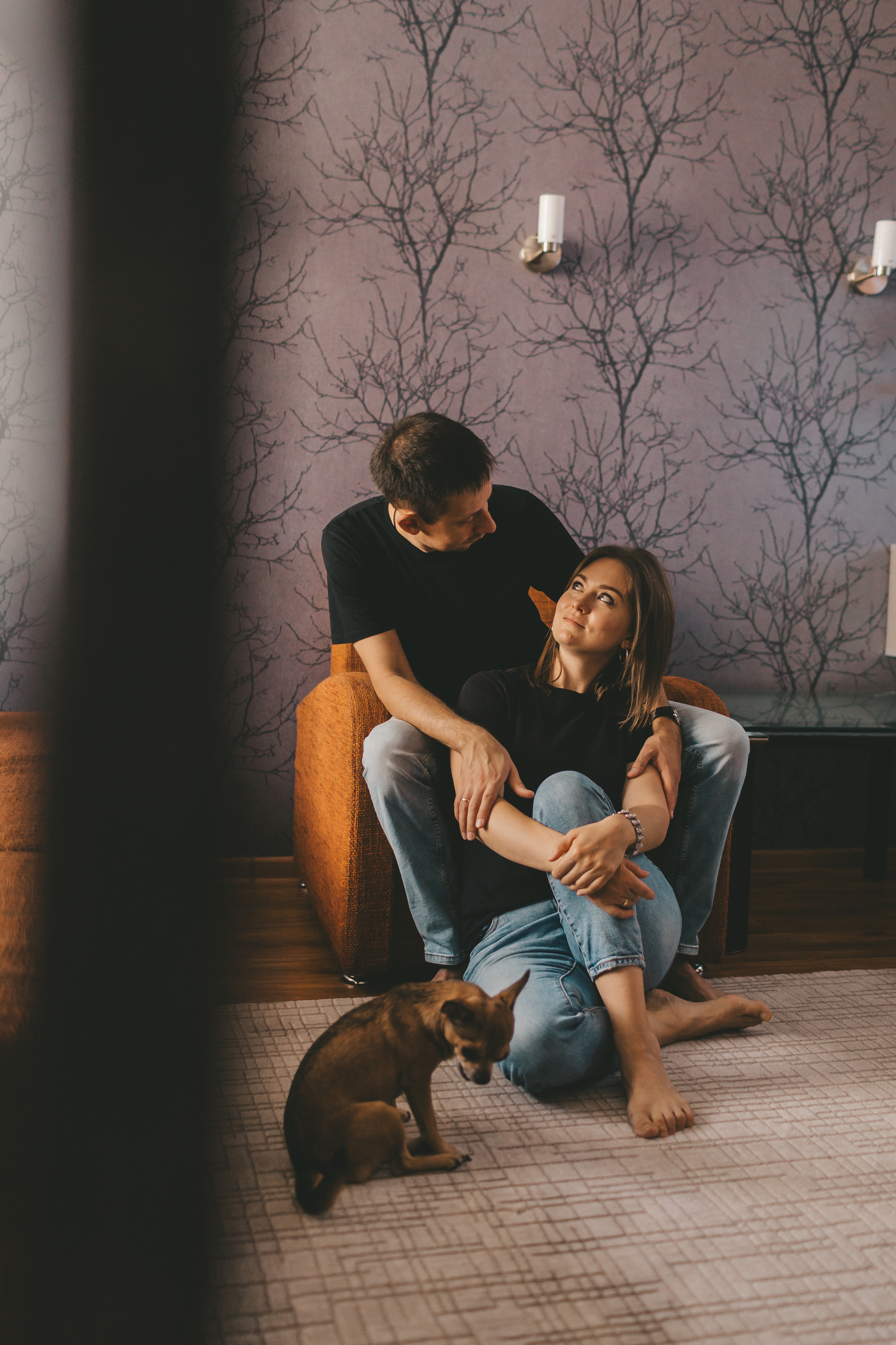 Фотосессия дома. Анна и ее семья. Семейный и детский фотограф и видеограф в Москве, Дрокина Наталья