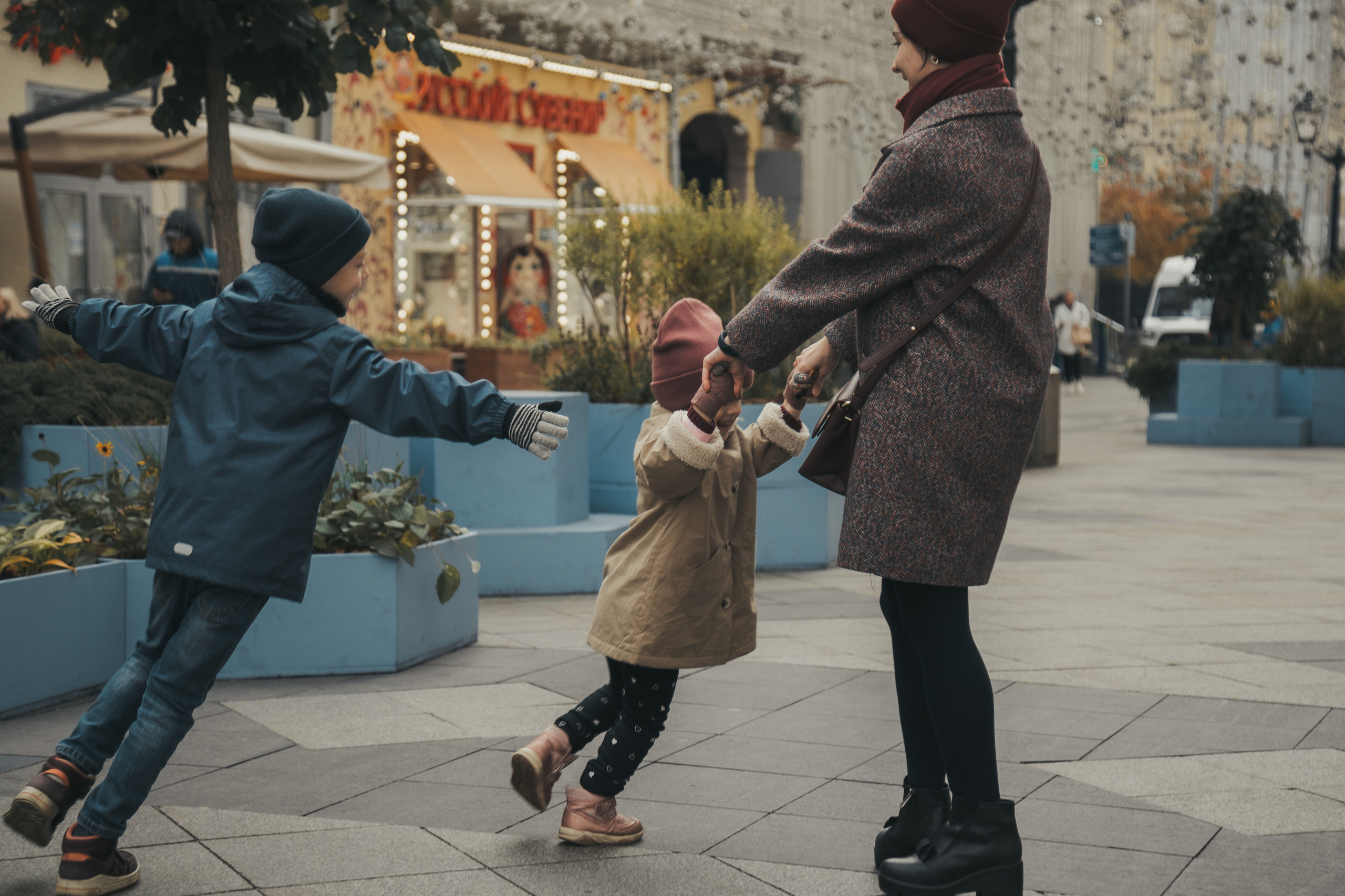 Прогулка по Никольской улице. Семейный и детский фотограф и видеограф в Москве, Дрокина Наталья