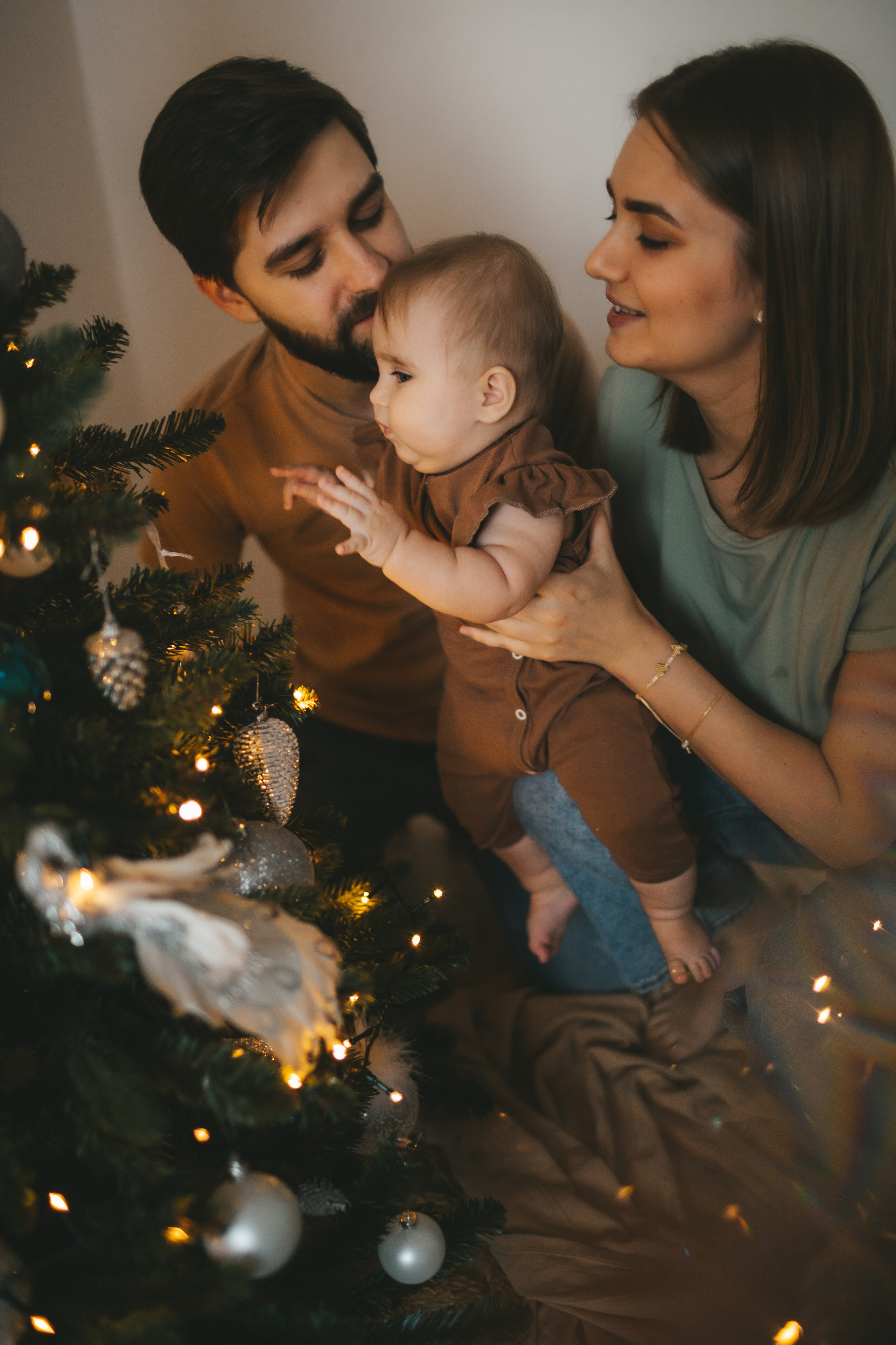 Новогодняя фотосессия дома у семьи Ермолкиных. Семейный и детский фотограф и видеограф в Москве, Дрокина Наталья
