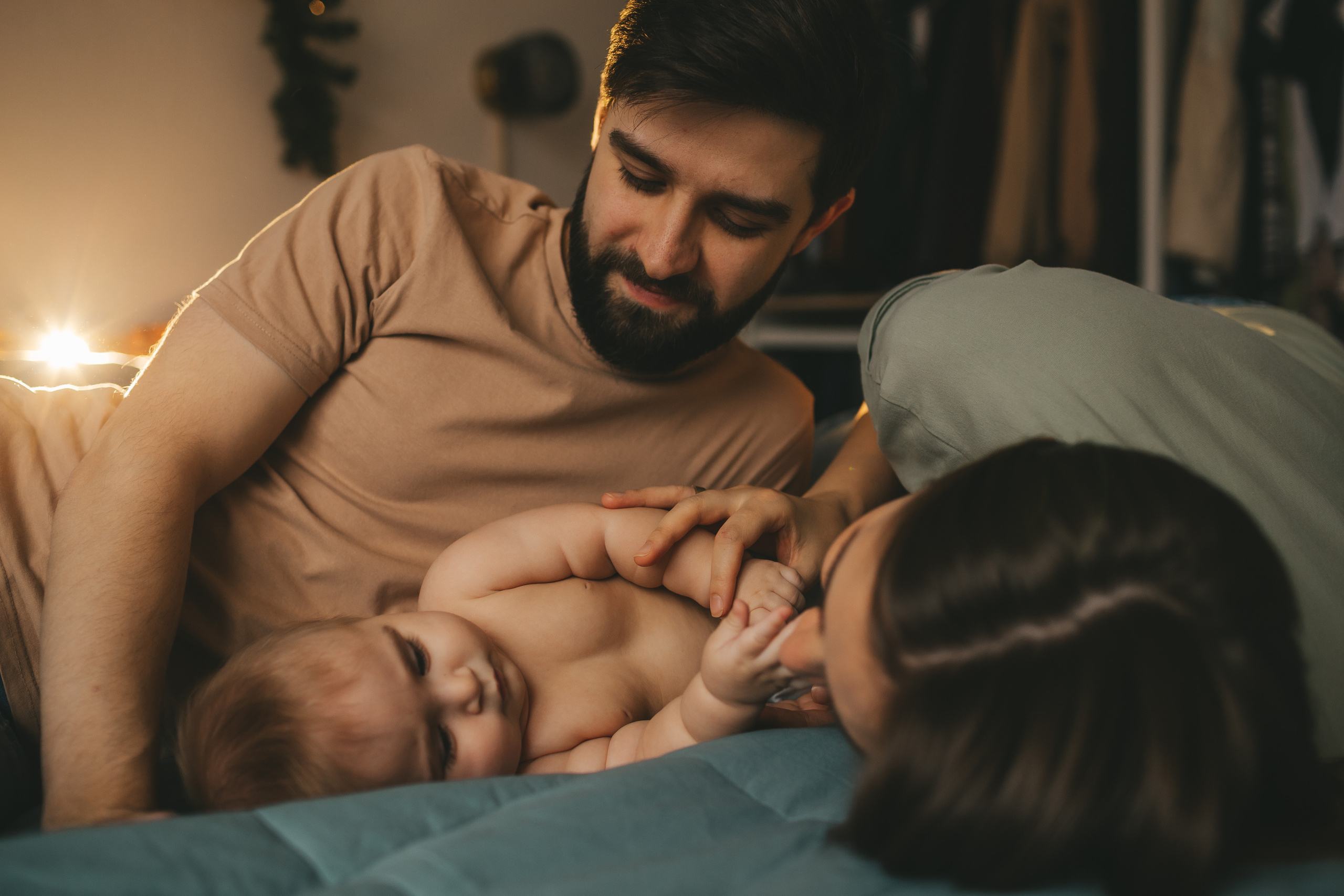 Новогодняя фотосессия дома у семьи Ермолкиных. Семейный и детский фотограф и видеограф в Москве, Дрокина Наталья