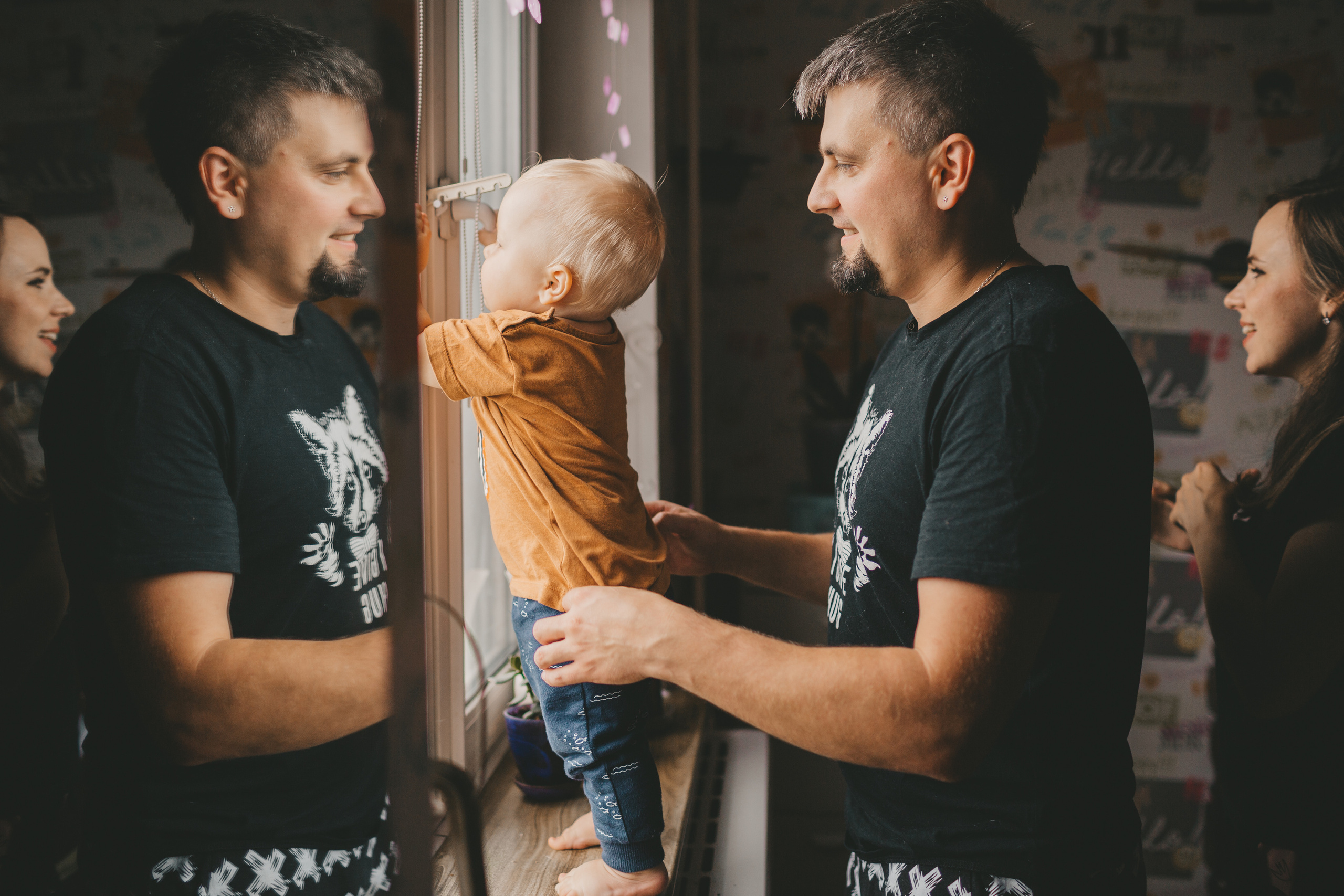 Фотосессия дома. Нина и ее семья. Семейный и детский фотограф и видеограф в Москве, Дрокина Наталья