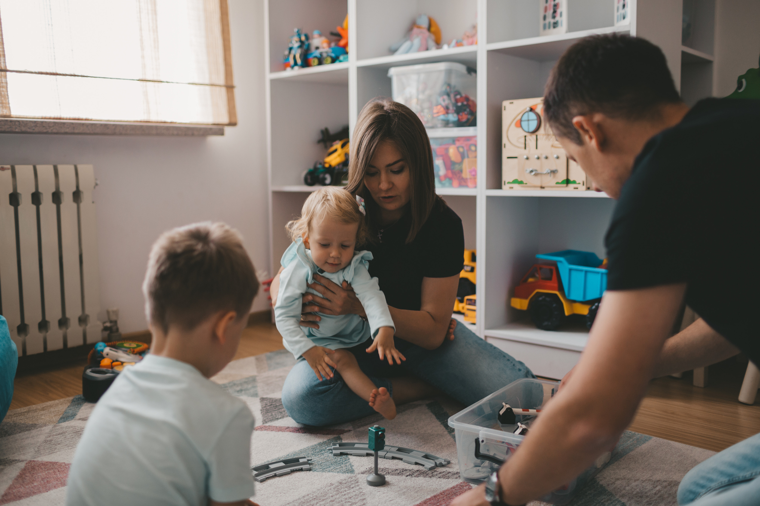 Фотосессия дома. Анна и ее семья. Семейный и детский фотограф и видеограф в Москве, Дрокина Наталья