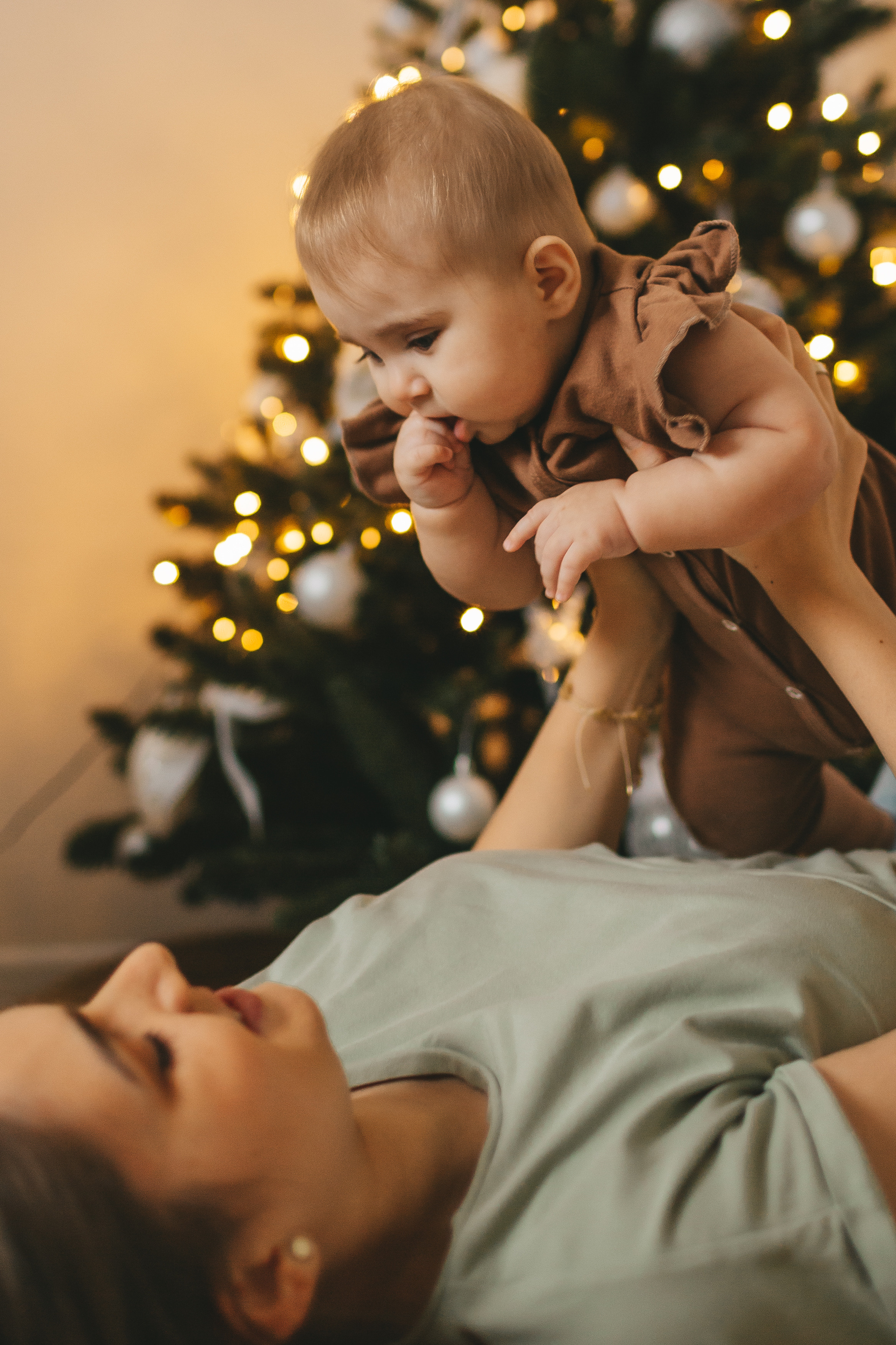 Новогодняя фотосессия дома у семьи Ермолкиных. Семейный и детский фотограф и видеограф в Москве, Дрокина Наталья