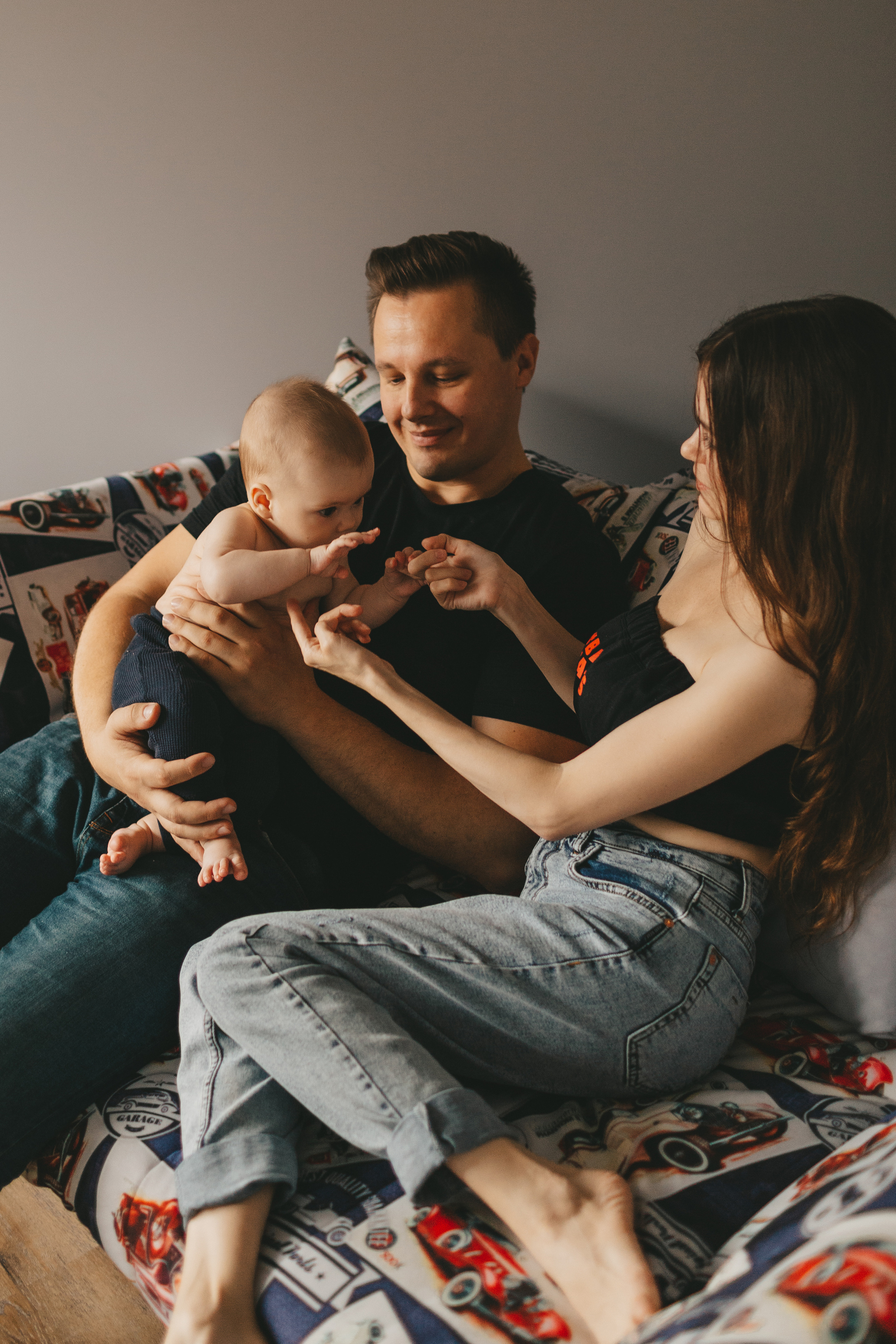 Фотосессия дома у Виталия и Оксаны. Семейный и детский фотограф и видеограф в Москве, Дрокина Наталья