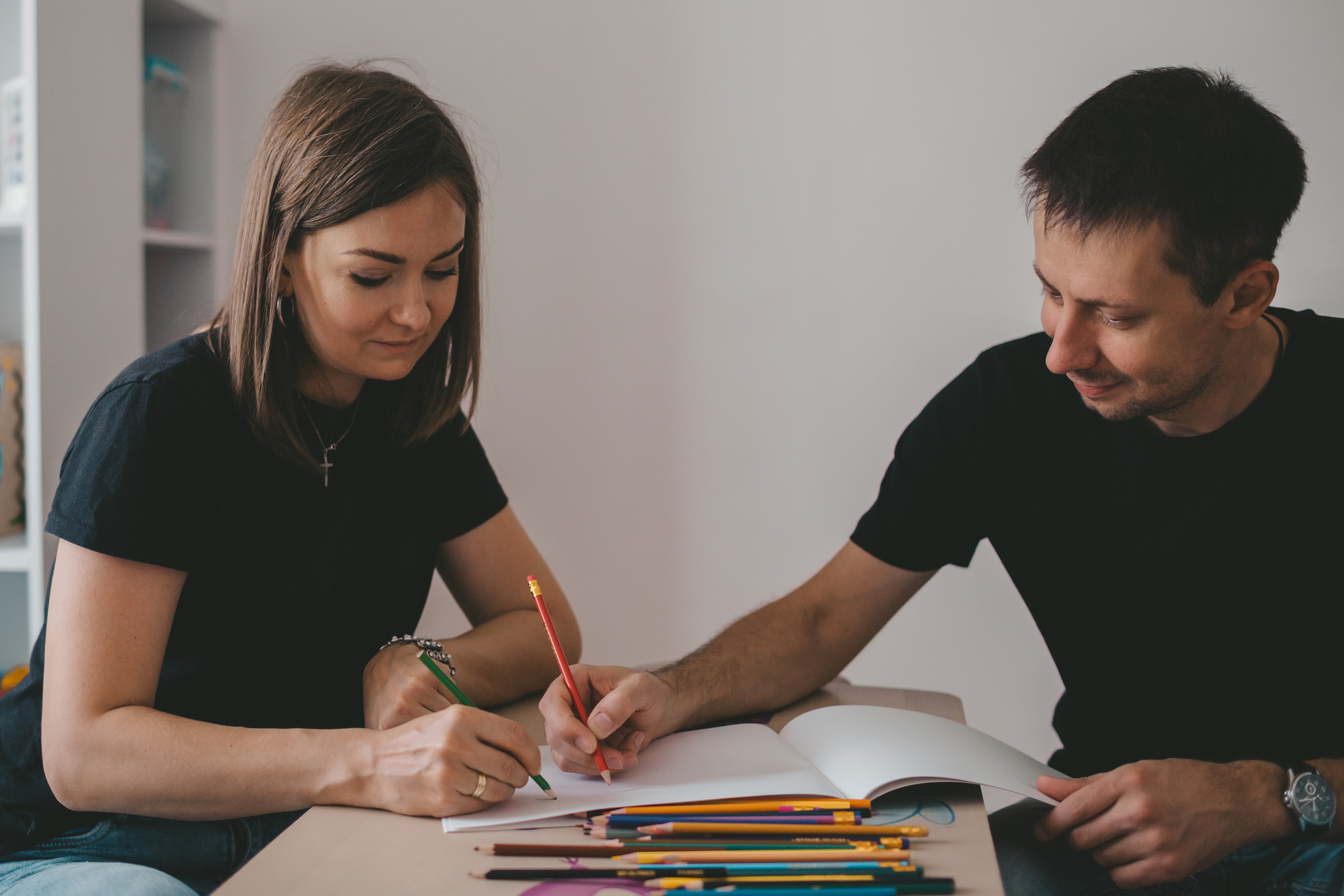 Фотосессия дома. Анна и ее семья. Семейный и детский фотограф и видеограф в Москве, Дрокина Наталья