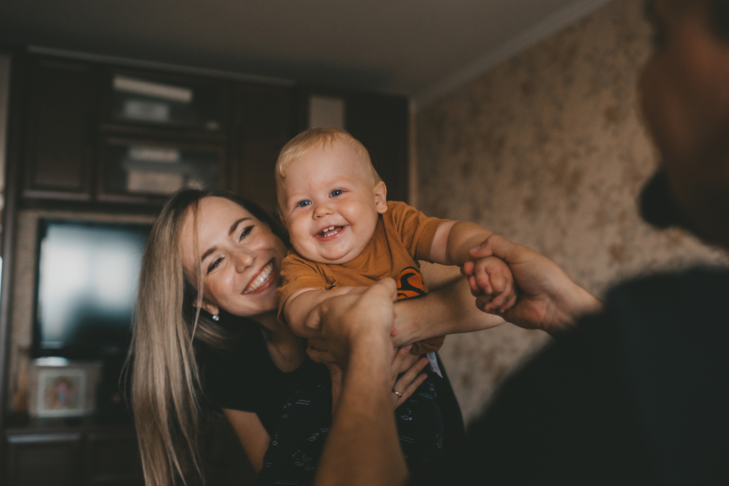 Фотосессия дома. Нина и ее семья. Семейный и детский фотограф и видеограф в Москве, Дрокина Наталья