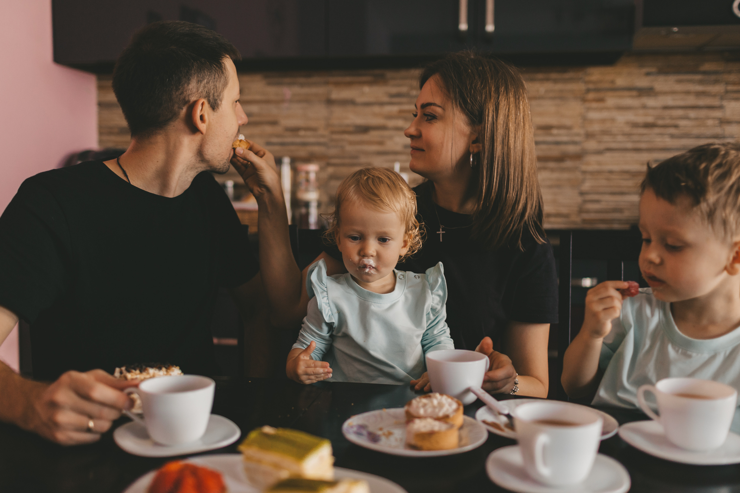 Фотосессия дома. Анна и ее семья. Семейный и детский фотограф и видеограф в Москве, Дрокина Наталья