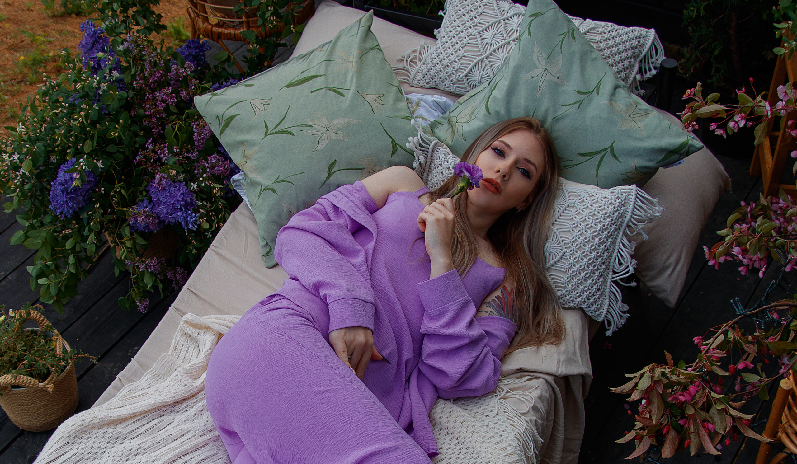 Сиреневое настроение. Женский и семейный фотограф в Москве и Московской области Наталья Минт