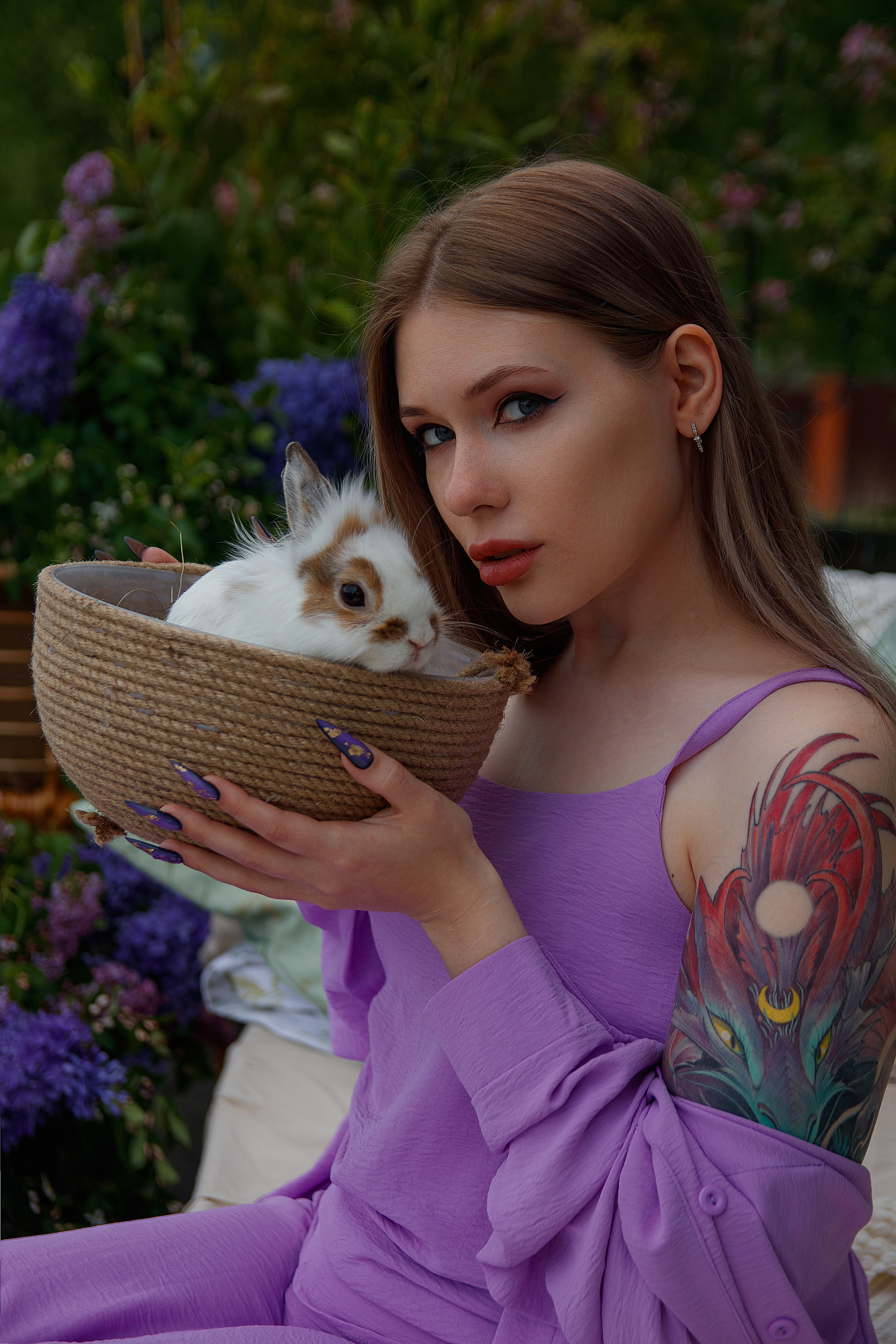 Сиреневое настроение. Женский и семейный фотограф в Москве и Московской области Наталья Минт