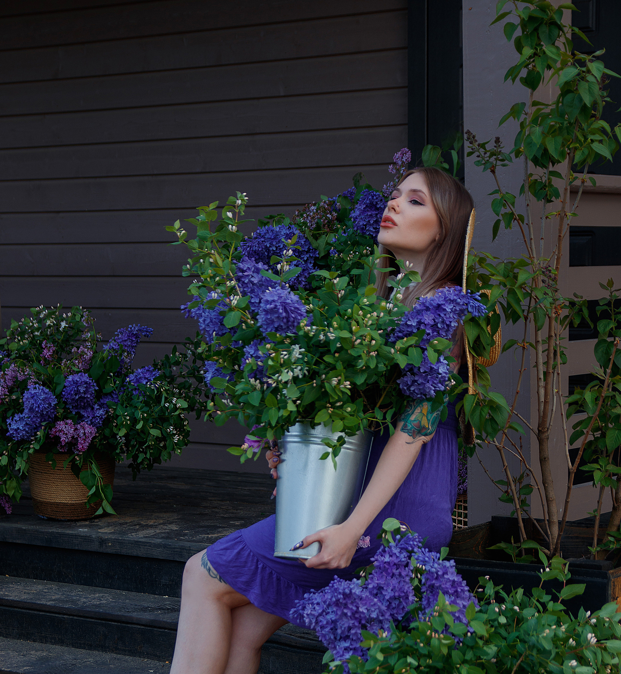 Сиреневое настроение. Женский и семейный фотограф в Москве и Московской области Наталья Минт