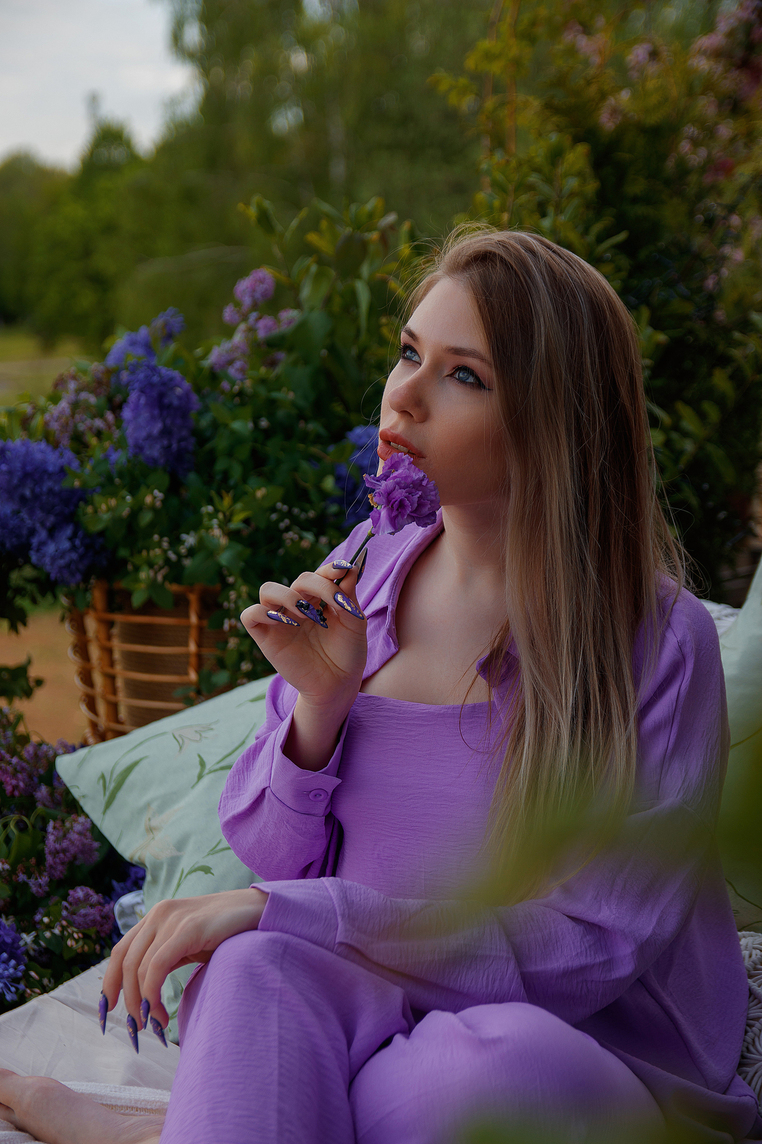 Сиреневое настроение. Женский и семейный фотограф в Москве и Московской области Наталья Минт