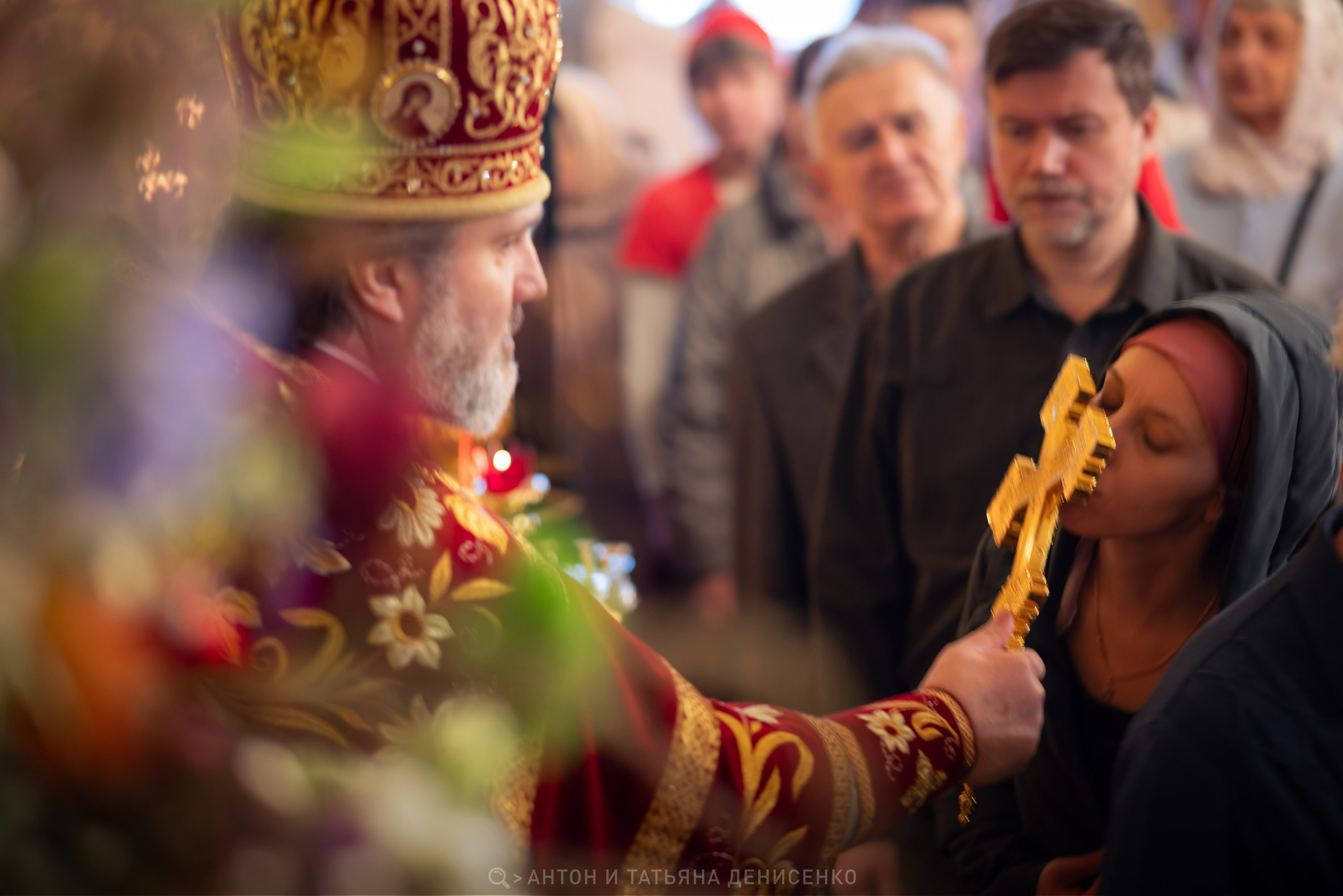 Храм Преображения Господня в Богородском. Антипасха. Антон и Татьяна Денисенко — В храме